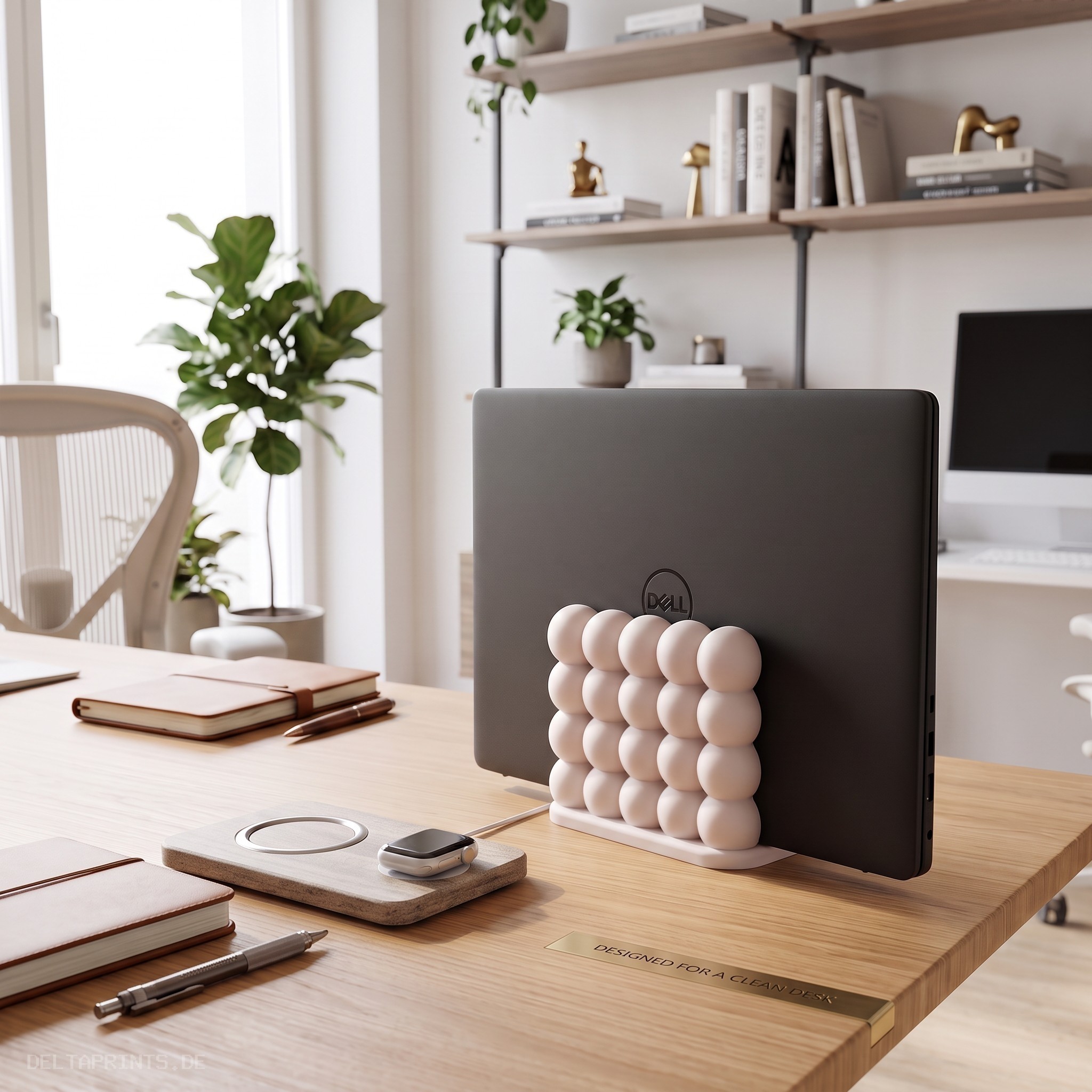 „Bubble Bob“ Vertical Laptop Stand 3D print product image 3 by Deltaprints