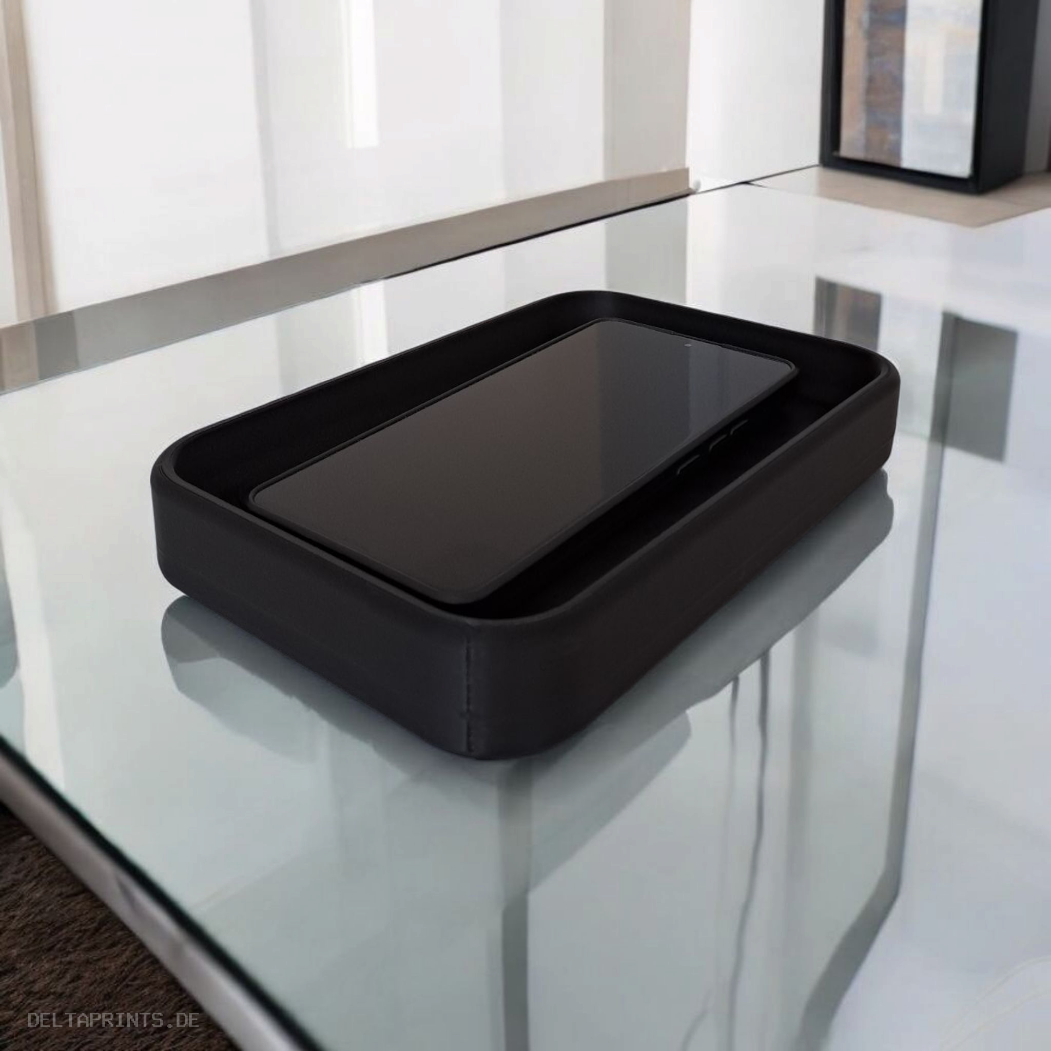Modern, Minimalist Rectangular Catchall Tray 3D print product image 3 by Deltaprints