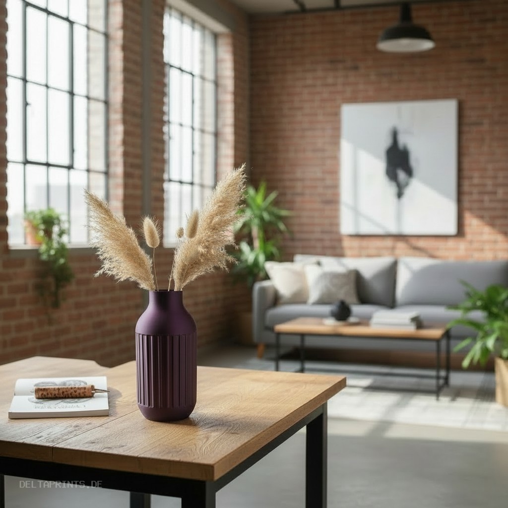 Industrial Design Vase 3D print product image 4 by Deltaprints