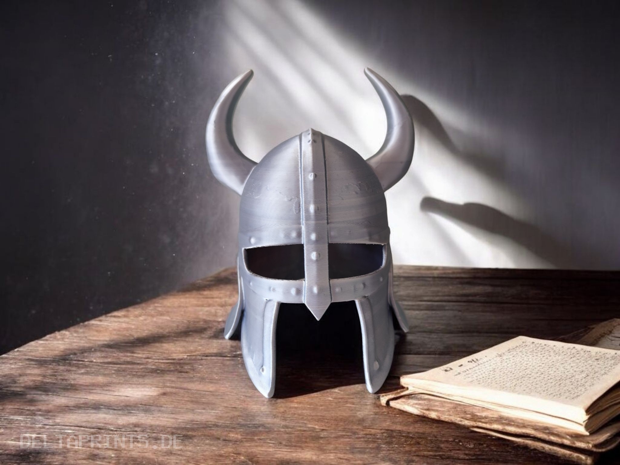 Old Worn Viking Helmet 3D print product image 3 by Deltaprints
