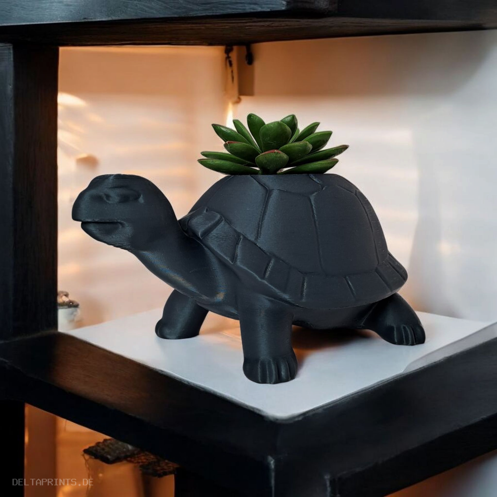 Little Cute Turtle Plantpot 3D print product image 2 by Deltaprints