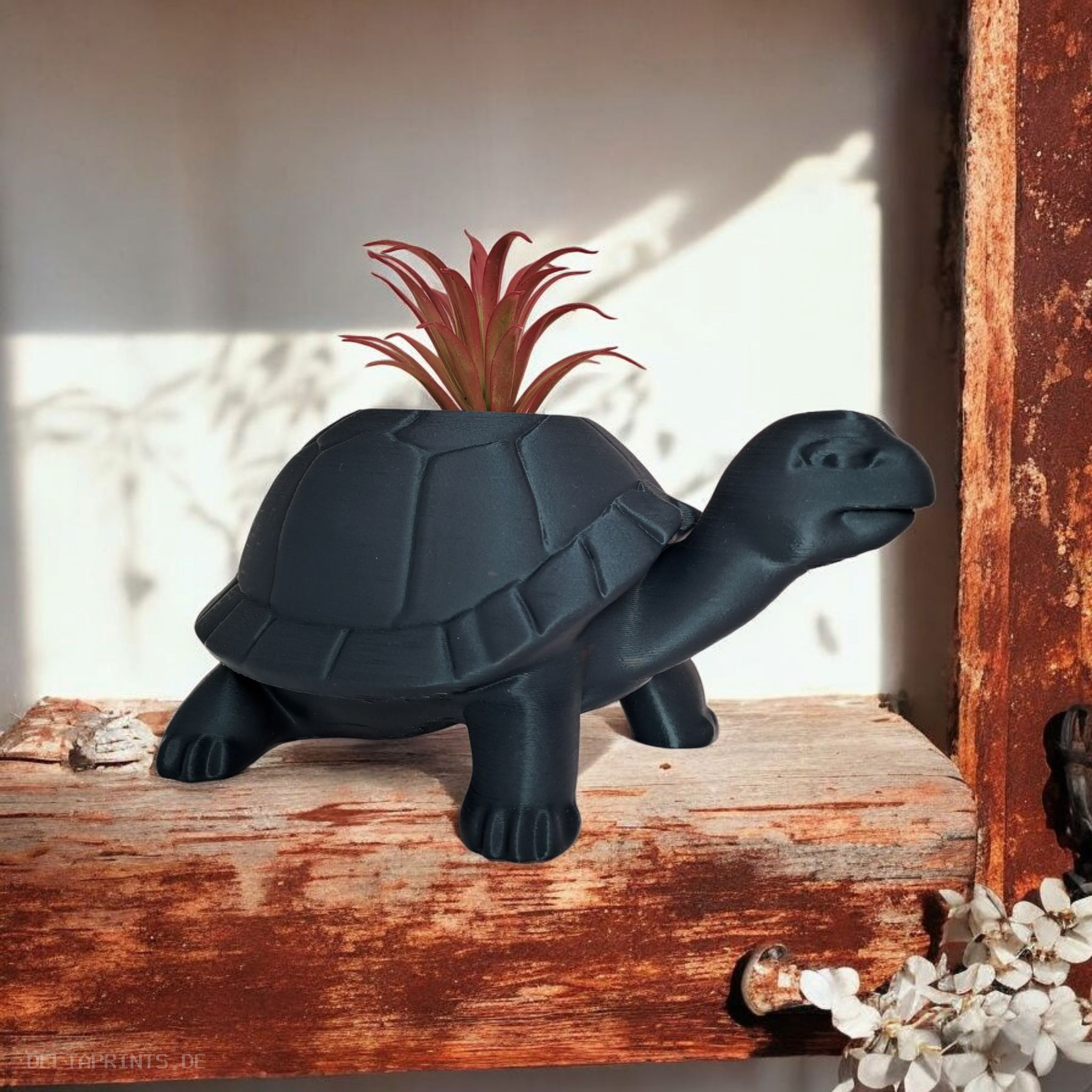 Little Cute Turtle Plantpot 3D print product image 3 by Deltaprints