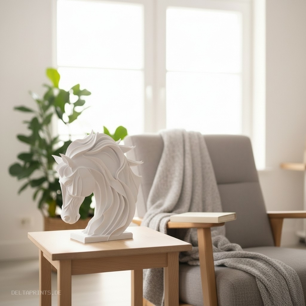 Sculpture #48 – Beautiful Abstract Horse Sculpture 3D print product image 4 by Deltaprints