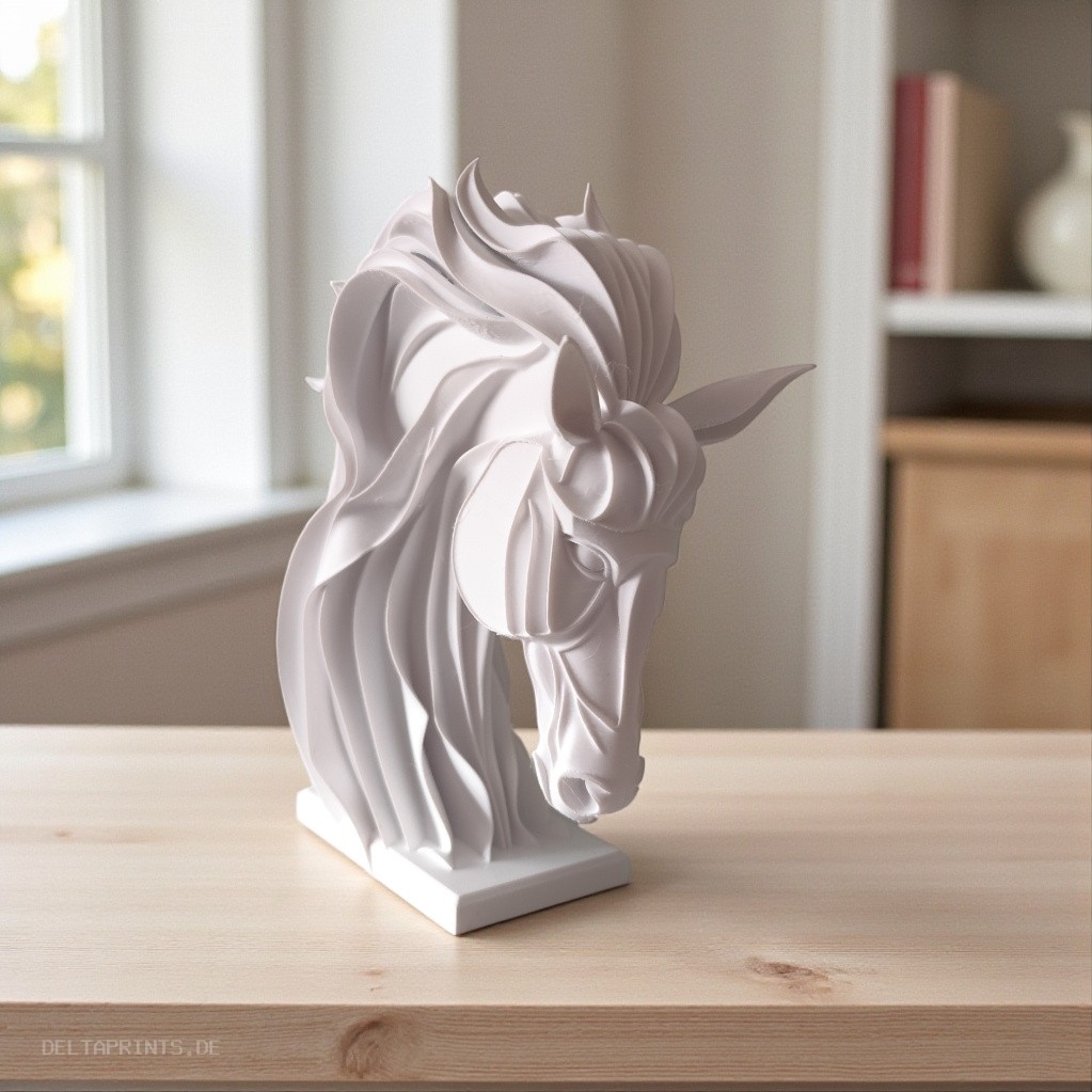 Sculpture #48 – Beautiful Abstract Horse Sculpture 3D print product image 3 by Deltaprints
