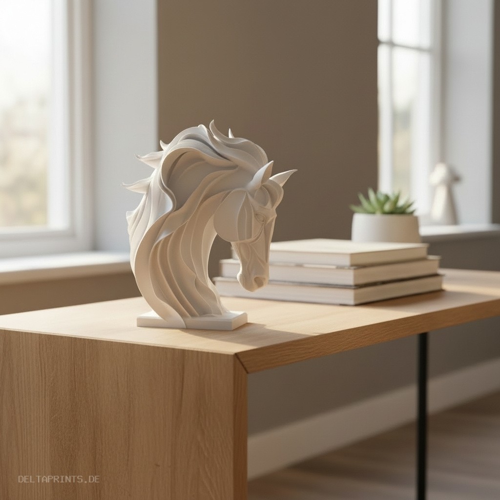 Sculpture #48 – Beautiful Abstract Horse Sculpture 3D print product image 2 by Deltaprints