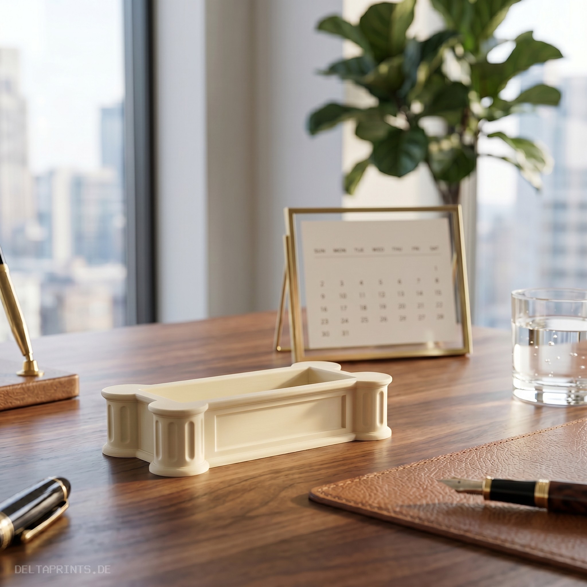 „The Greek“ Business Card Holder 3D print product image 3 by Deltaprints