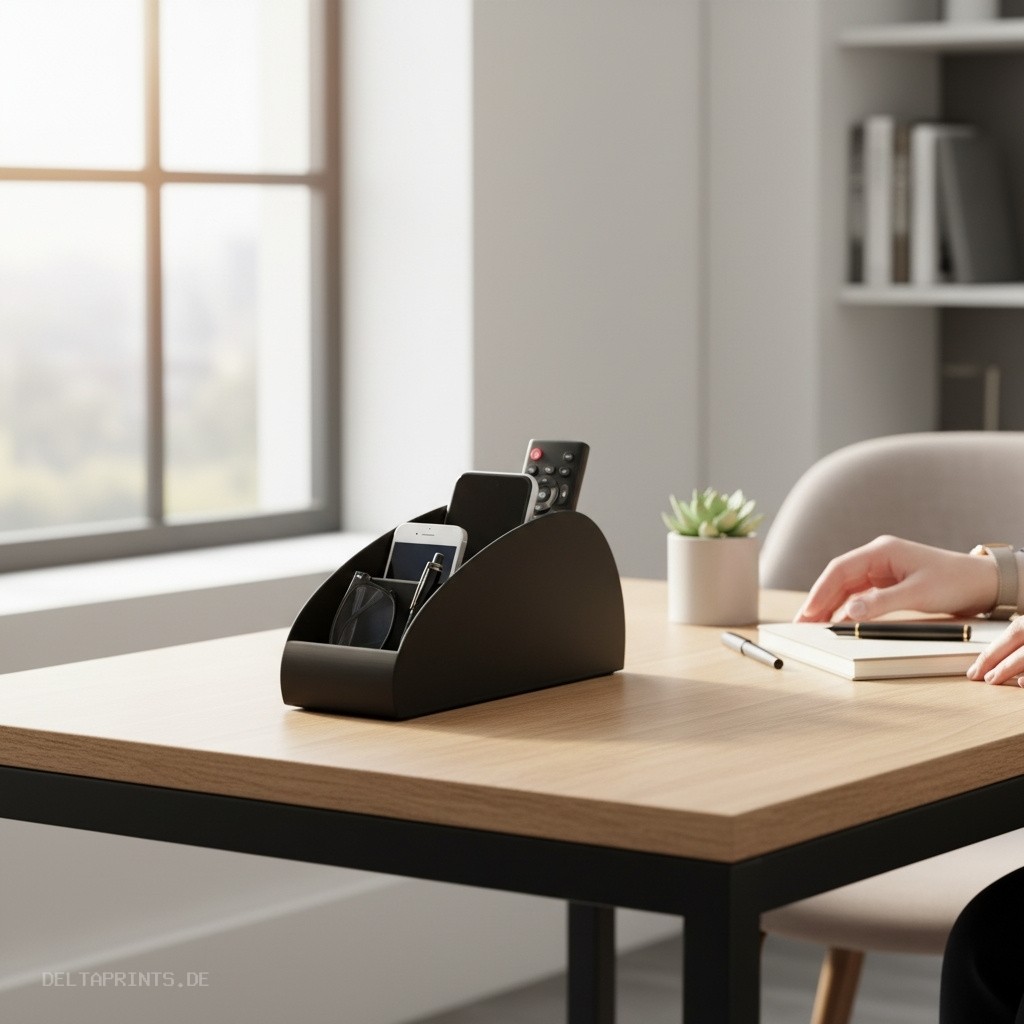Modern remote & more organizer 3D print product image 3 by Deltaprints