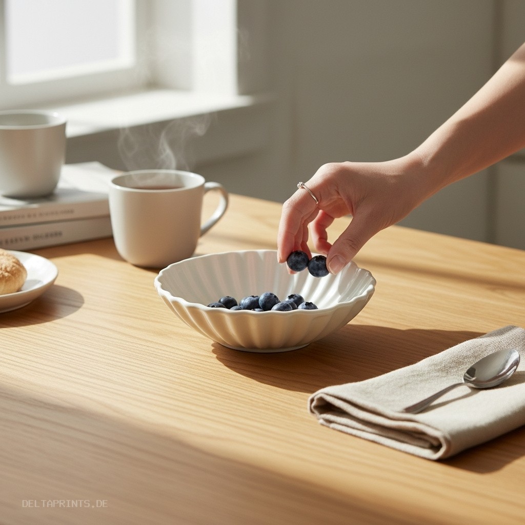 Glossy Seashell Bowl Version Three 3D print product image 3 by Deltaprints