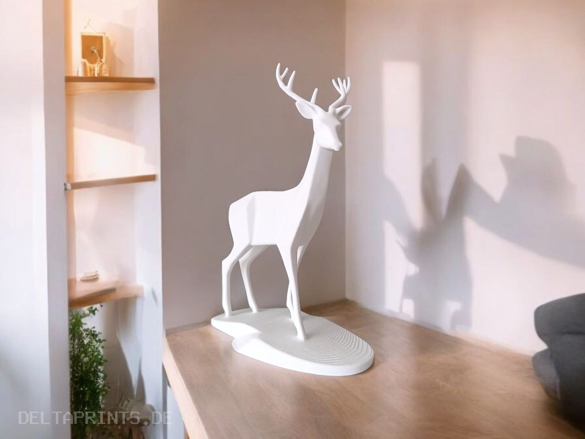 Sculpture #8 – „Stag“ 3D print product image 3 by Deltaprints