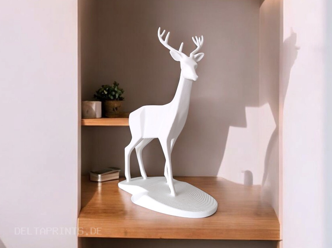 Sculpture #8 – „Stag“ commercial STL file Sculptures by Deltaprints