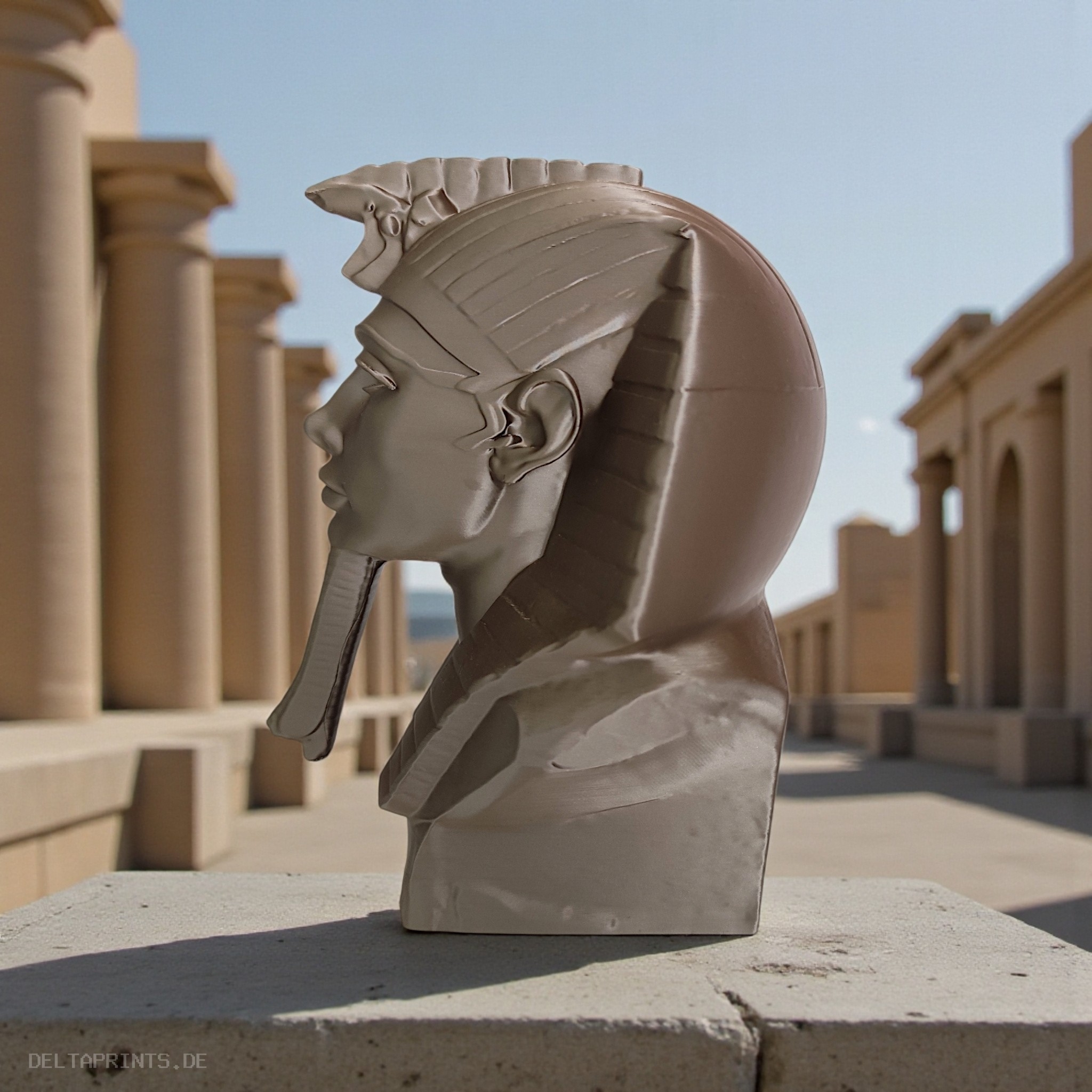 Sculpture #45 – Pharao Bust 3D print product image 3 by Deltaprints