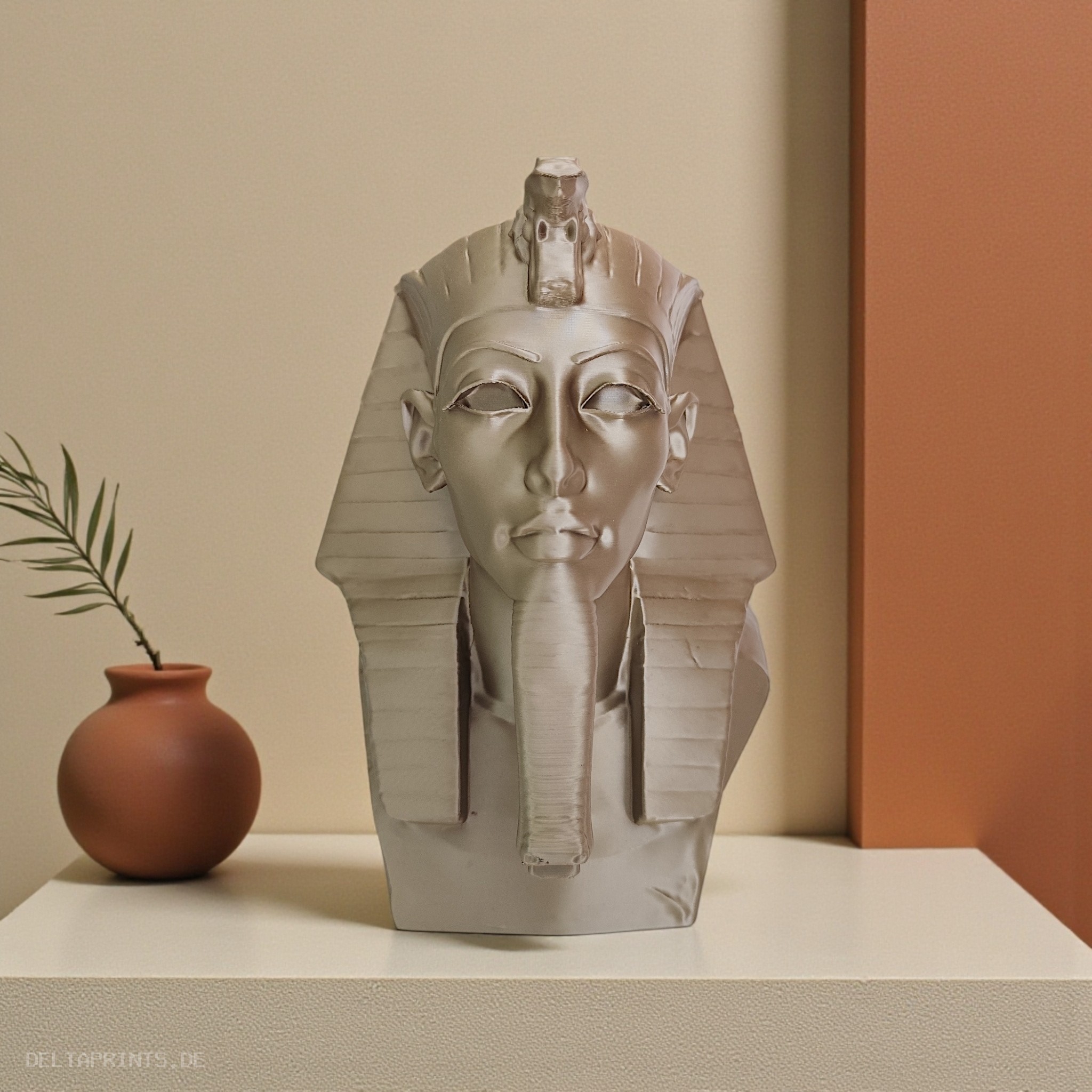 Sculpture #45 – Pharao Bust 3D print product image 2 by Deltaprints