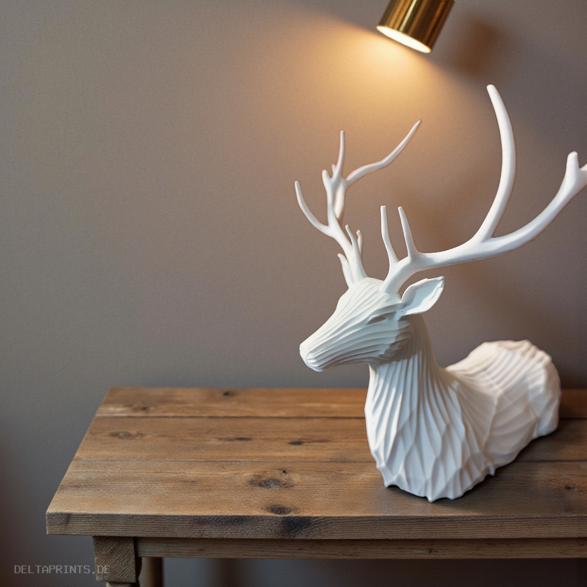 Sculpture #44 – Abstract stag sculpture 3D print product image 3 by Deltaprints