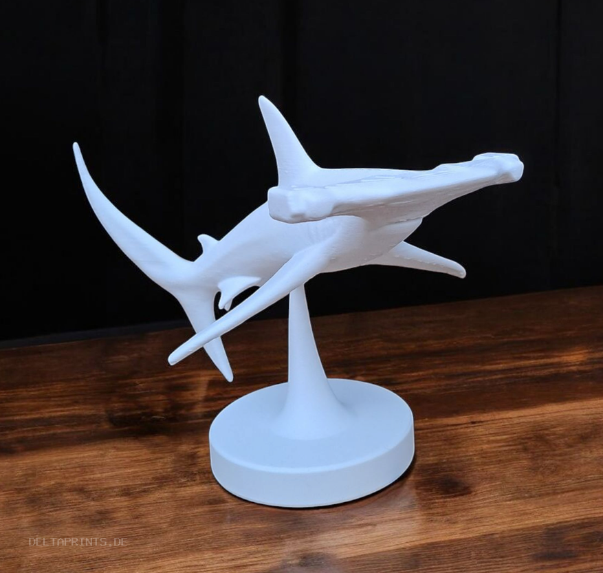 Sculpture #7 – „Hammerhead Shark“ commercial STL file Sculptures by Deltaprints