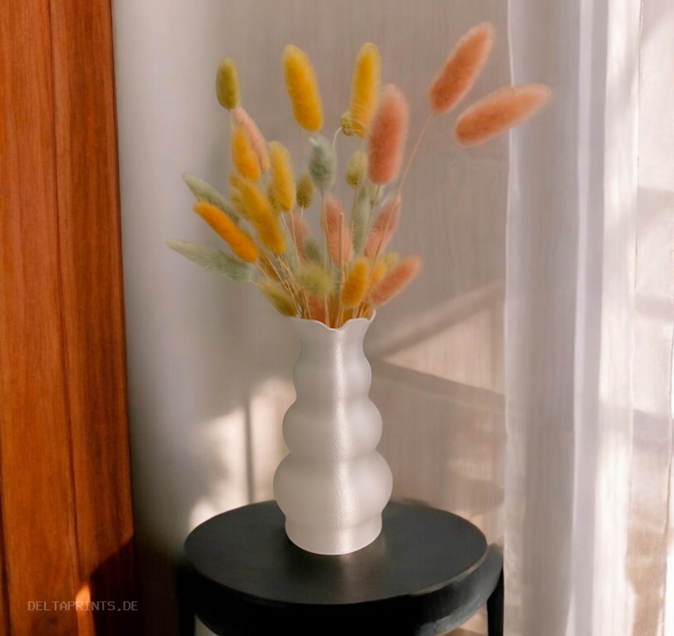 Playful Tulip- Head Shaped Vase commercial STL file Vases by Deltaprints