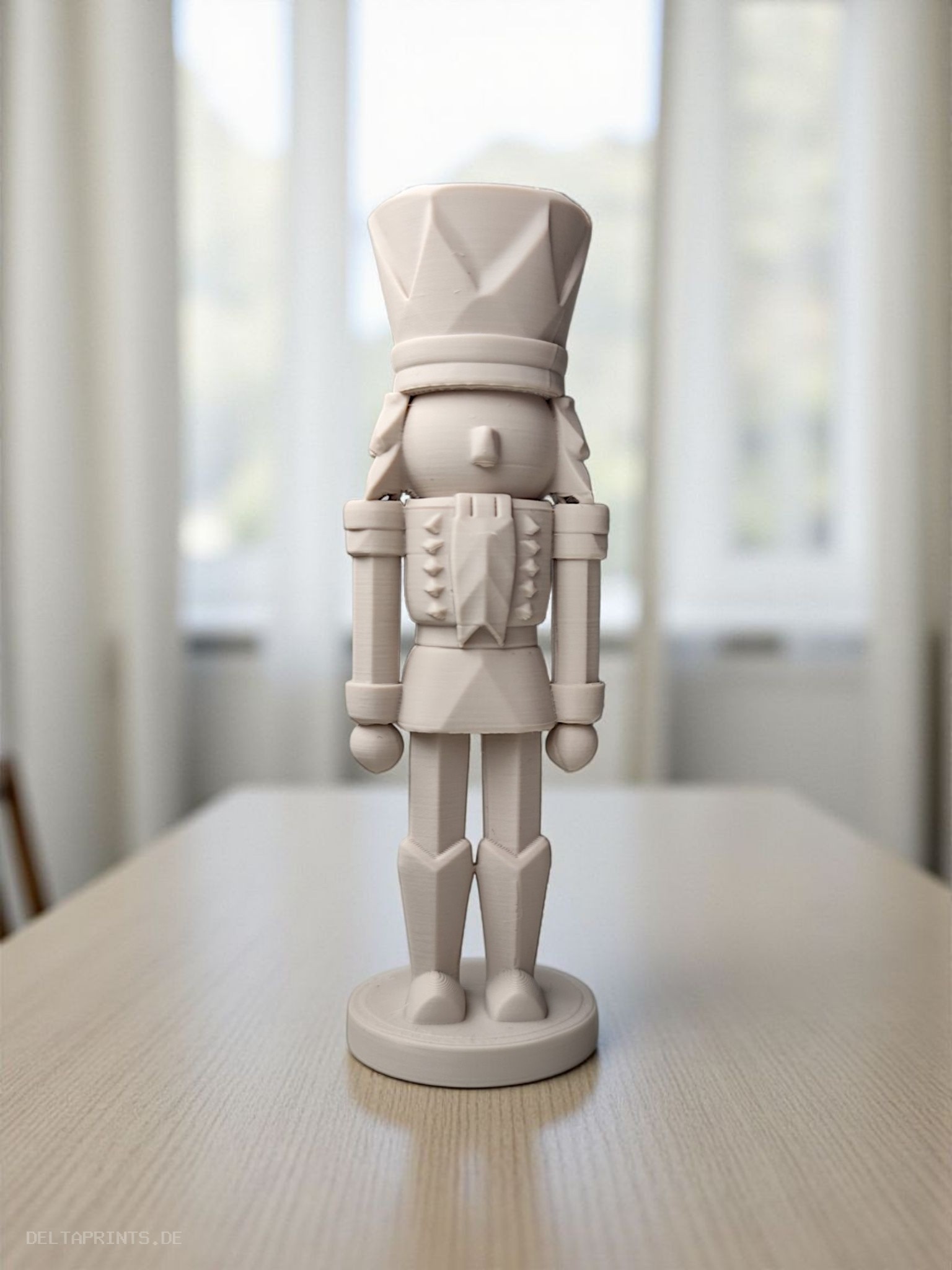 Modern Nutcracker Decoration 3D print product image 4 by Deltaprints