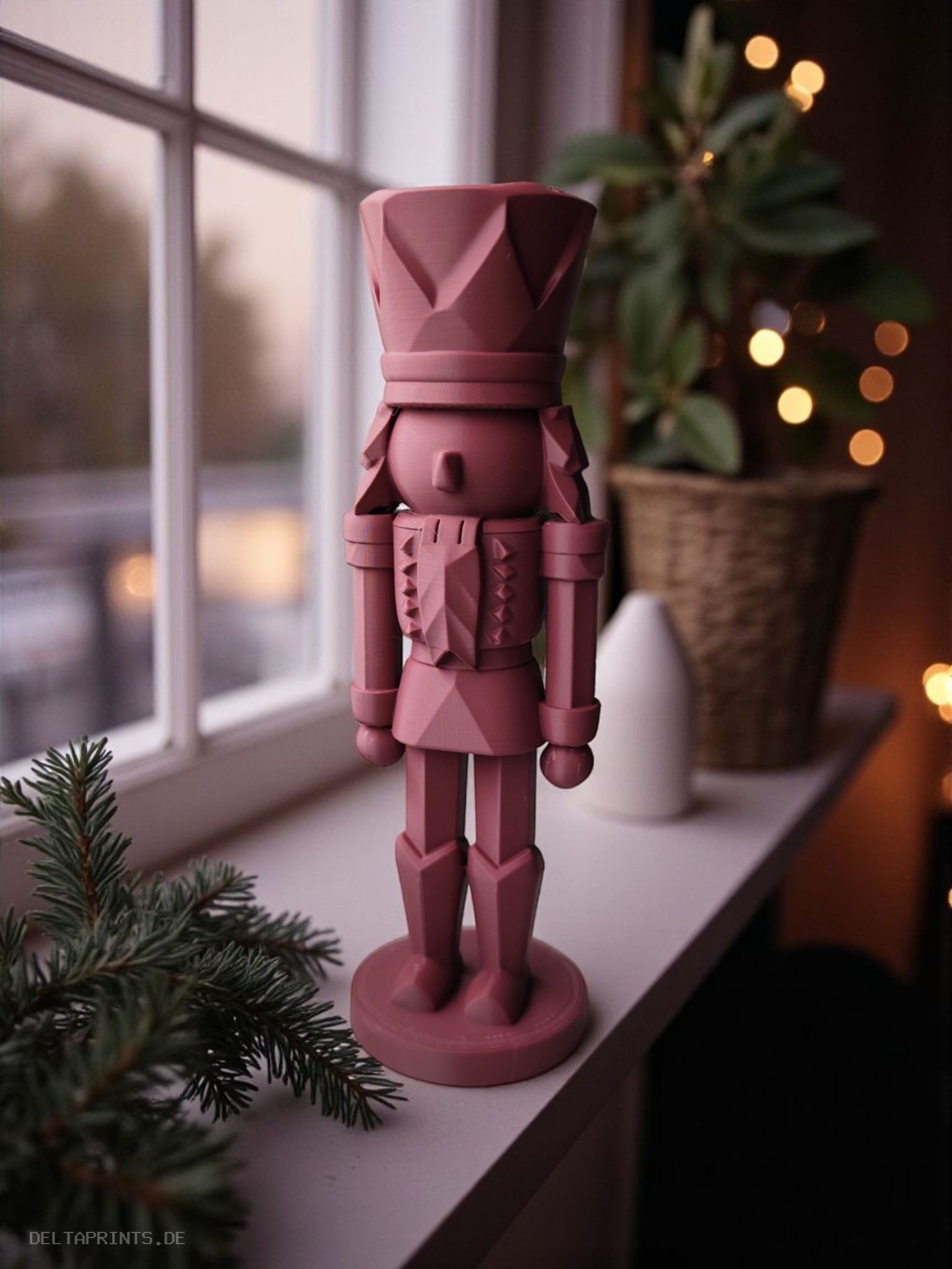 Modern Nutcracker Decoration 3D print product image 3 by Deltaprints