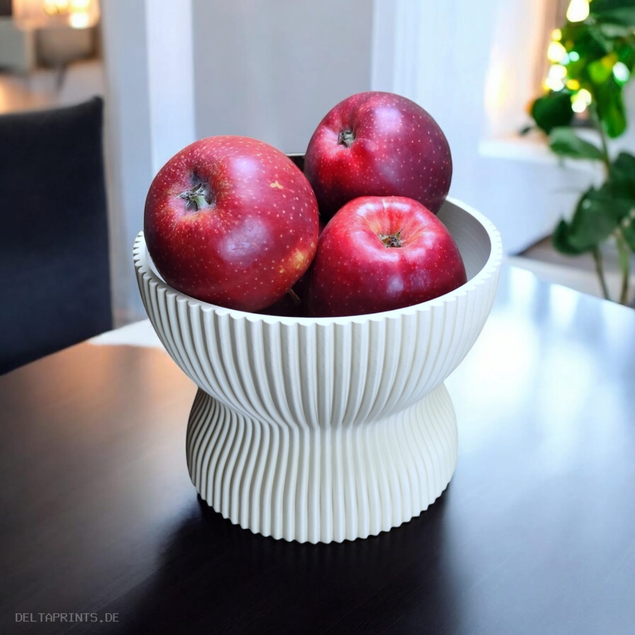 Ribbed Vintage Double Bowl „Emma“ 3D print product image 4 by Deltaprints