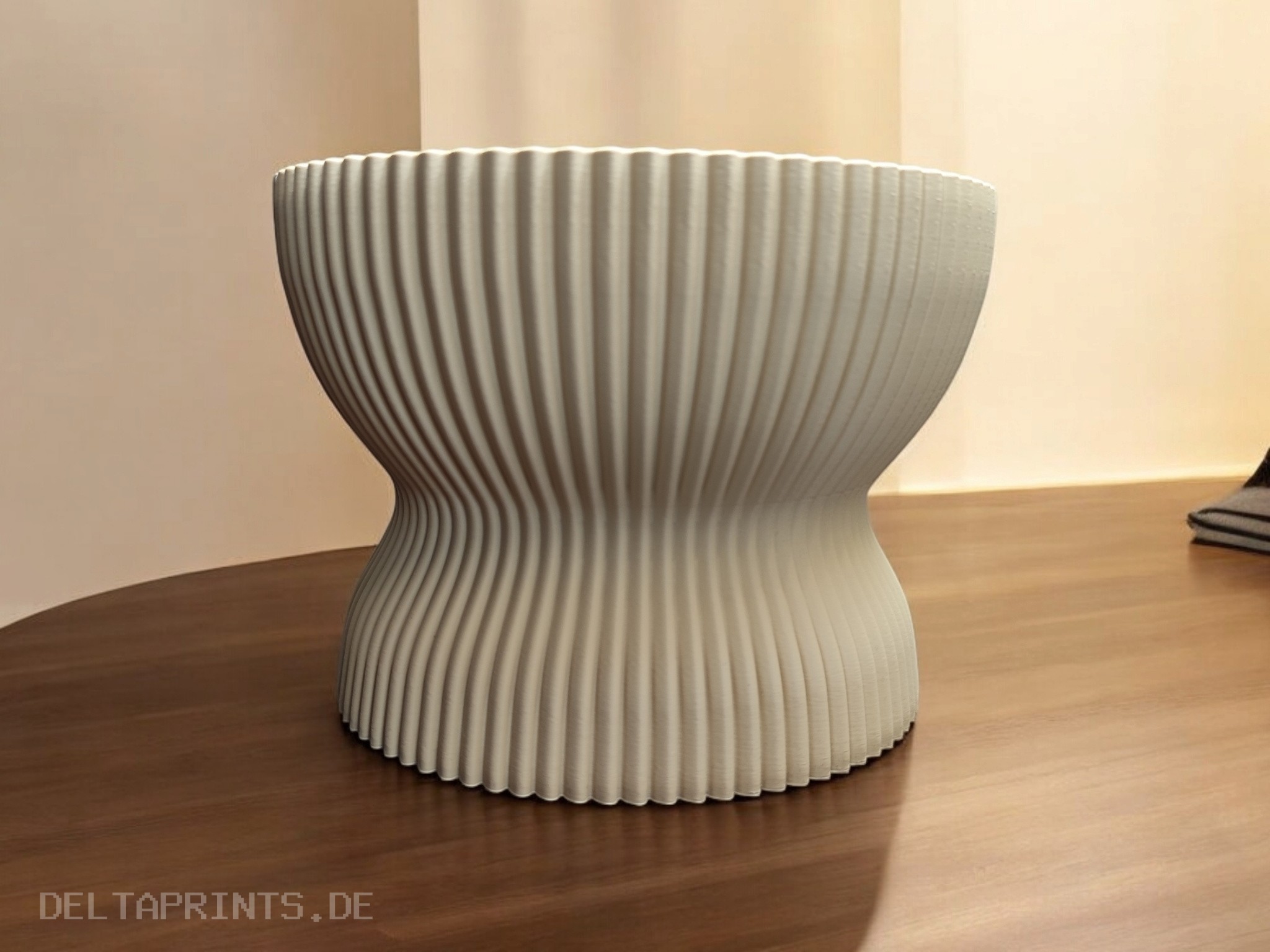 Ribbed Vintage Double Bowl „Emma“ 3D print product image 2 by Deltaprints
