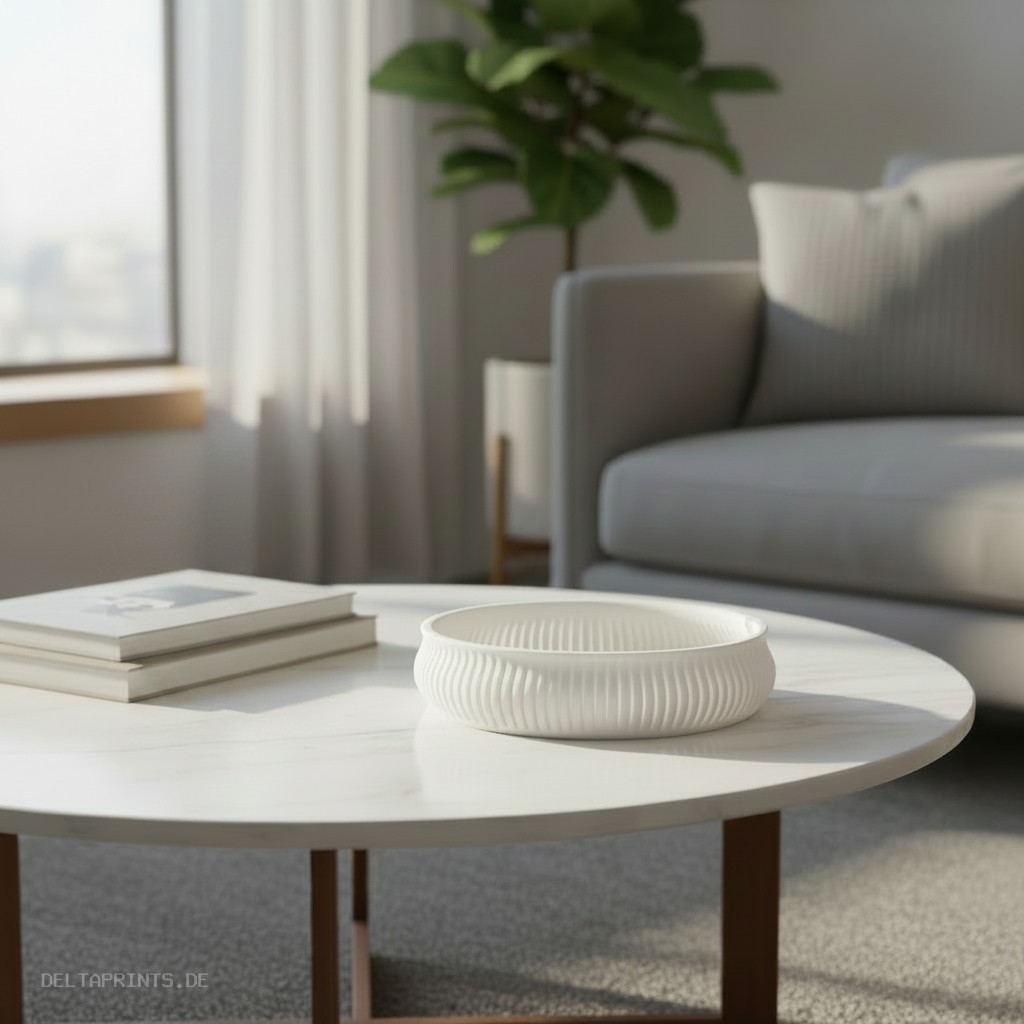 Curved Japandi Catchall Bowl 3D print product image 2 by Deltaprints
