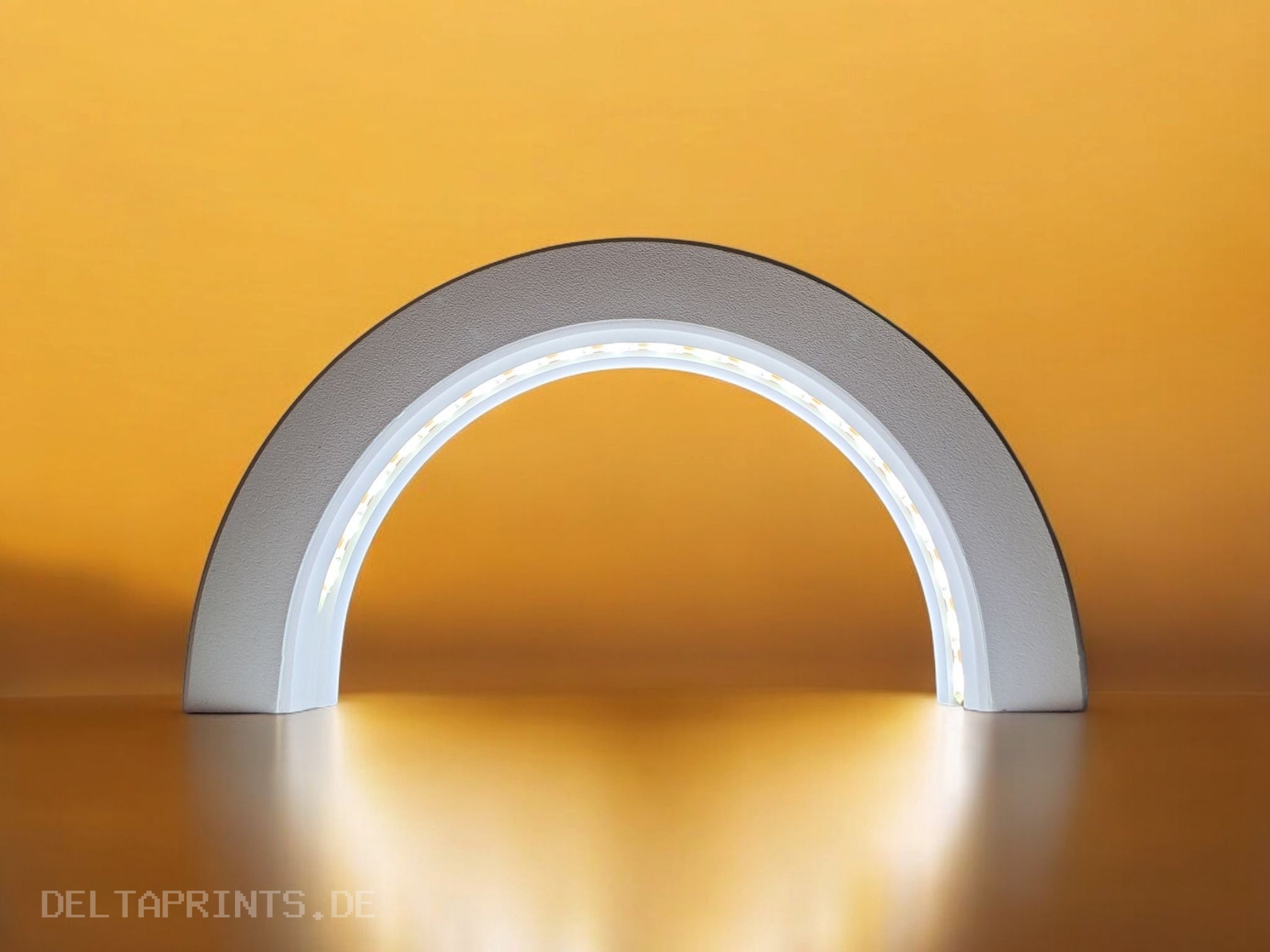 Minimalist Designer Light Arch „Glow Loop“ 3D print product image 2 by Deltaprints
