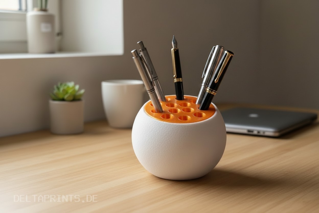 „TrypoBall“ Pencil Holder commercial STL file Desk Accessories by Deltaprints