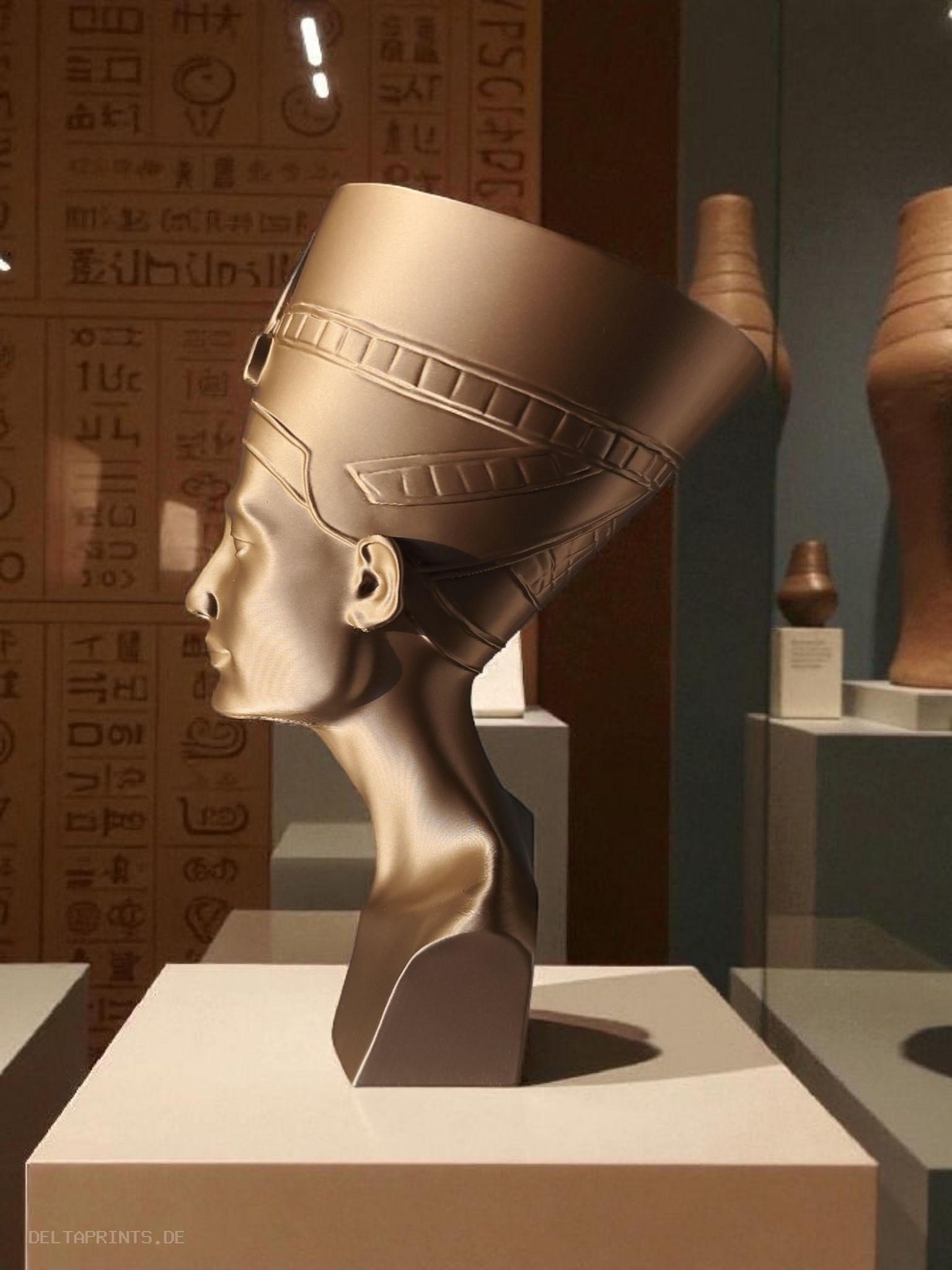 Sculpture #39 – Bust of Nefertiti 3D print product image 2 by Deltaprints