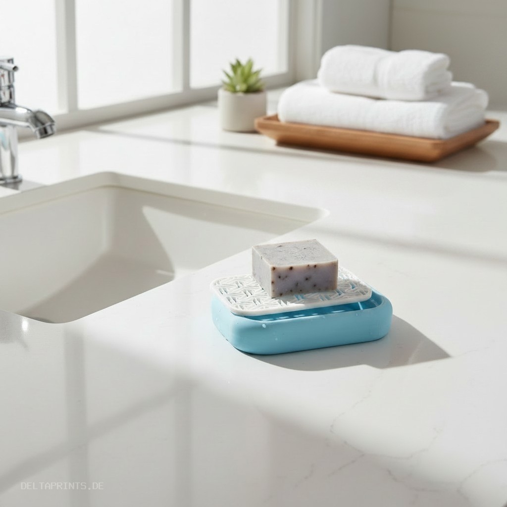 Modern Japandi Soap Dish 3D print product image 3 by Deltaprints