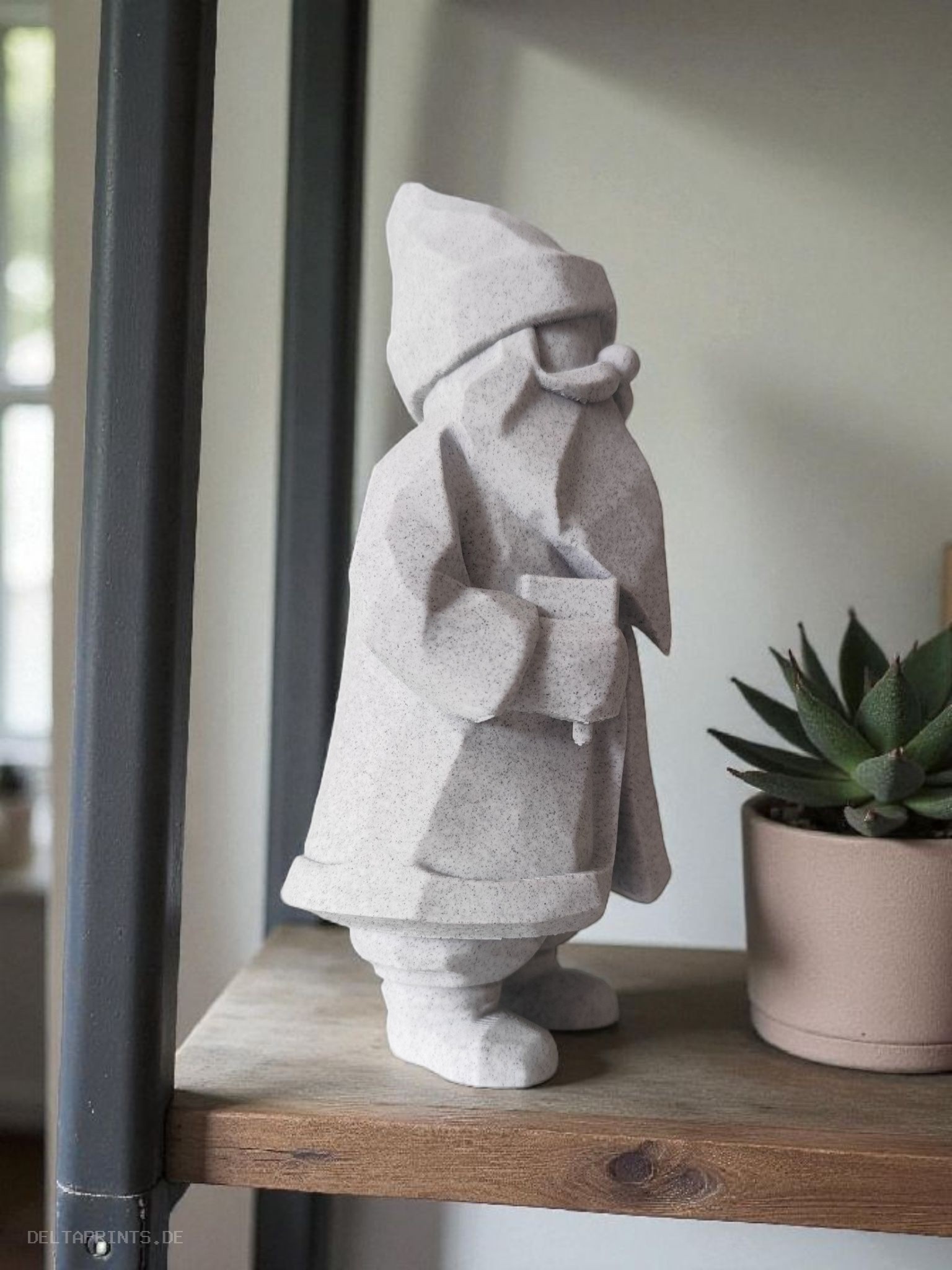 Minimalist Santa Claus decorative figure 3D print product image 4 by Deltaprints