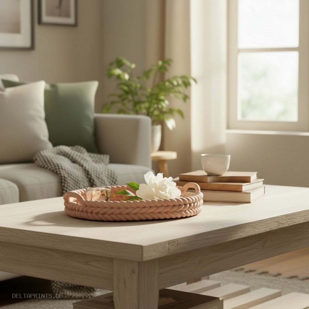 Natural-looking rope tray 3D print product image 4 by Deltaprints