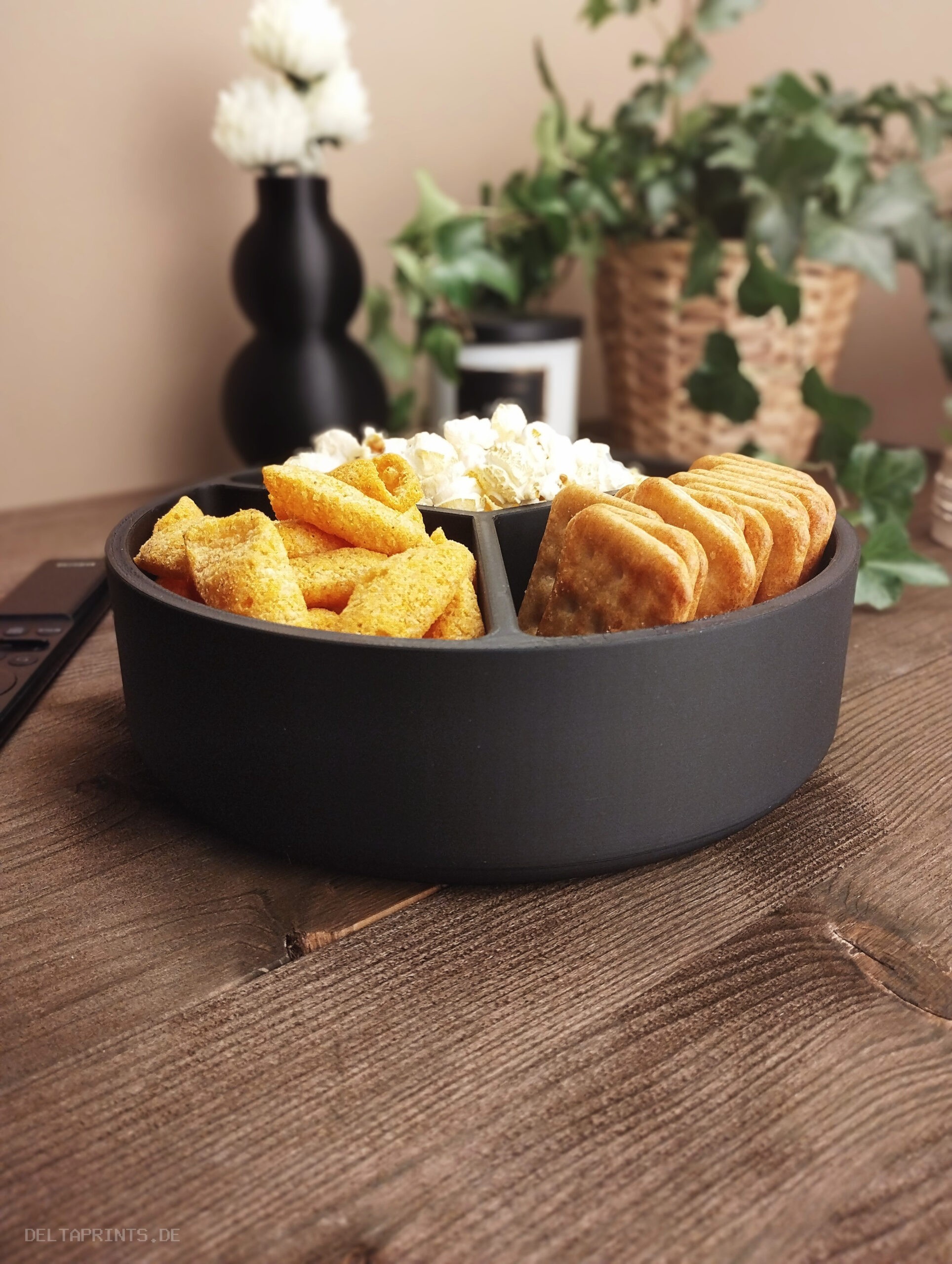 Design Snack Tray „Three Options“ 3D print product image 3 by Deltaprints