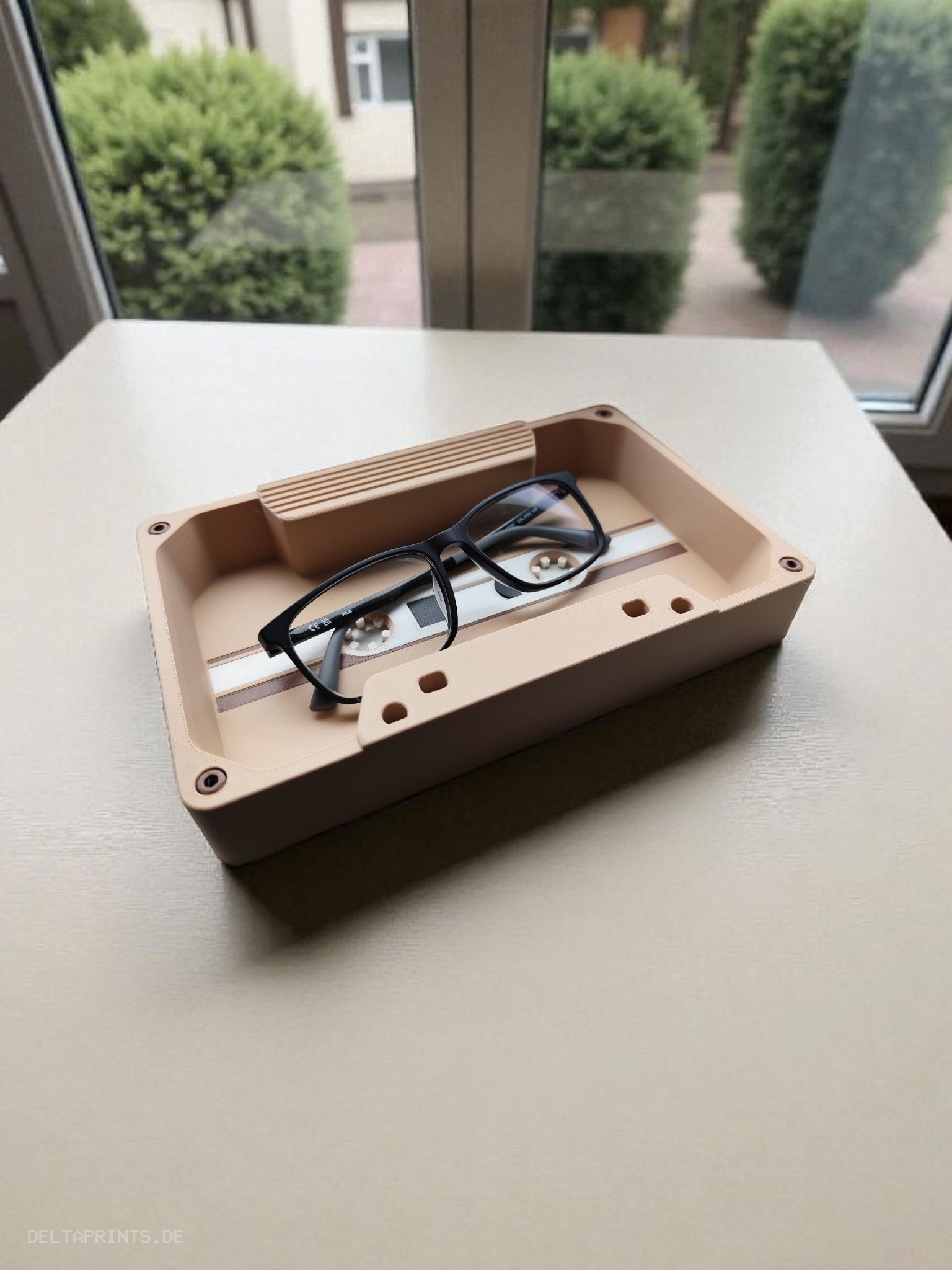 Retro Audio Cassette Tray 3D print product image 3 by Deltaprints