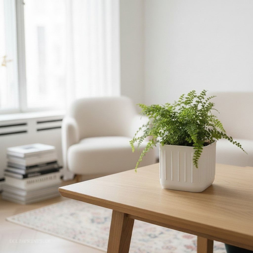 Scandinavian plant pot pair 3D print product image 3 by Deltaprints