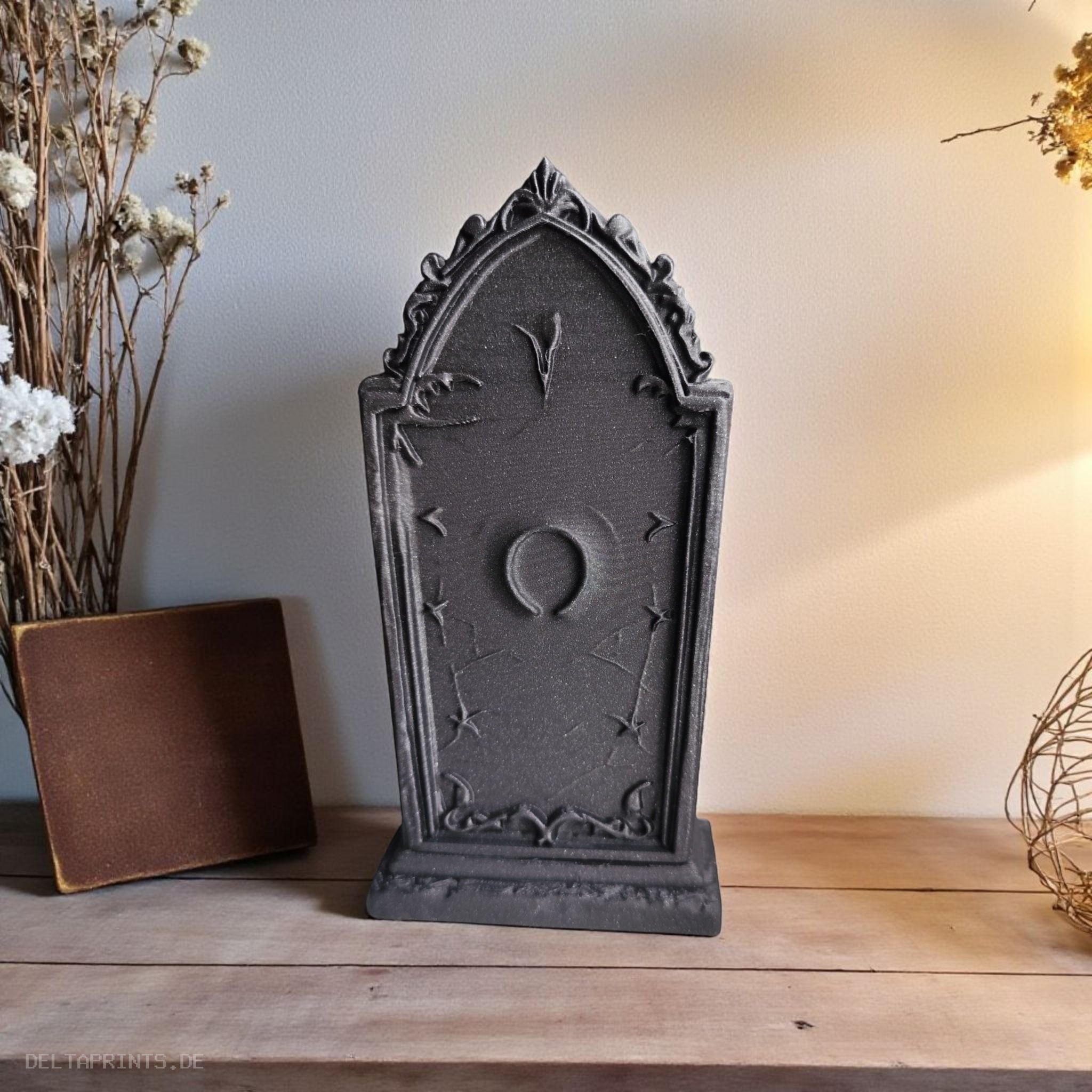 Scary Halloween decoration tombstone 3D print product image 3 by Deltaprints