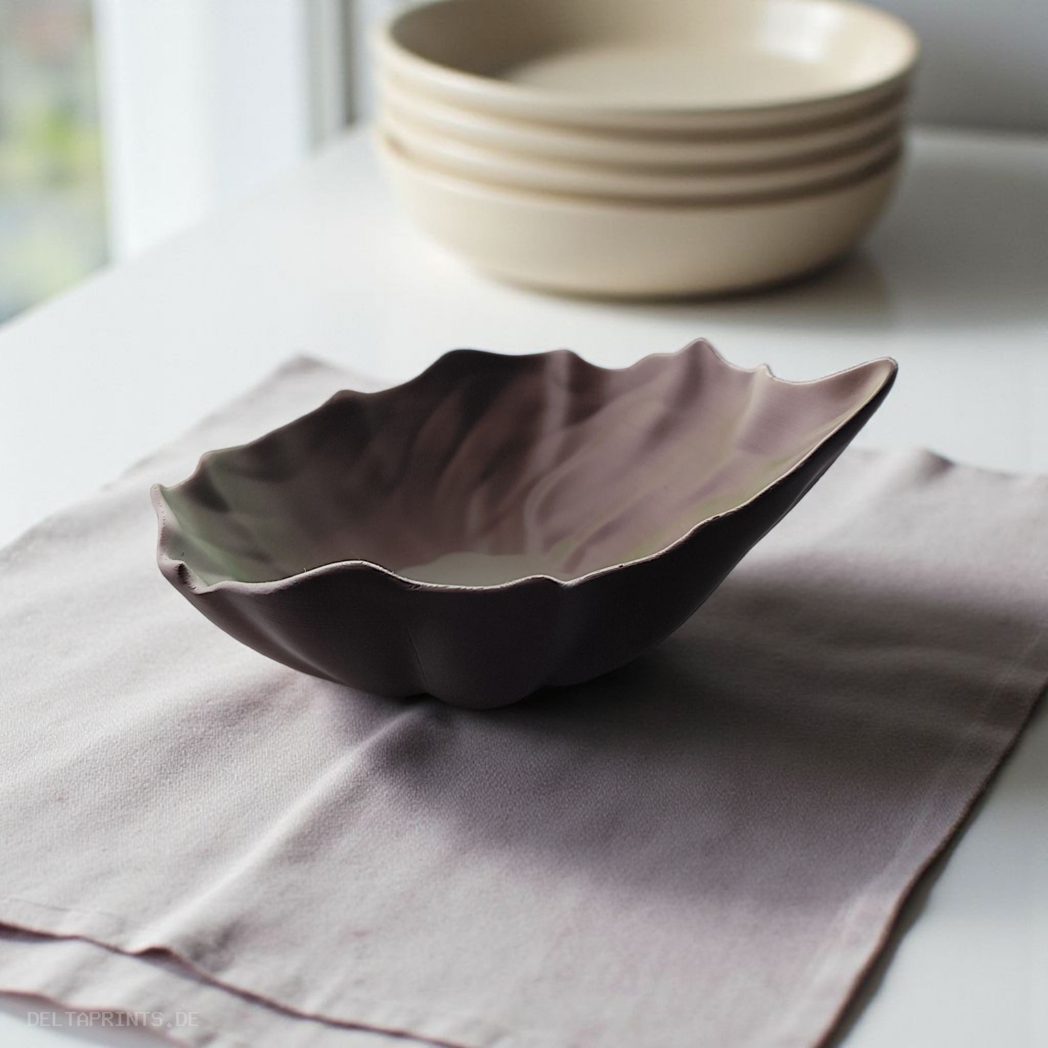Autumnal special leaf bowl 3D print product image 3 by Deltaprints