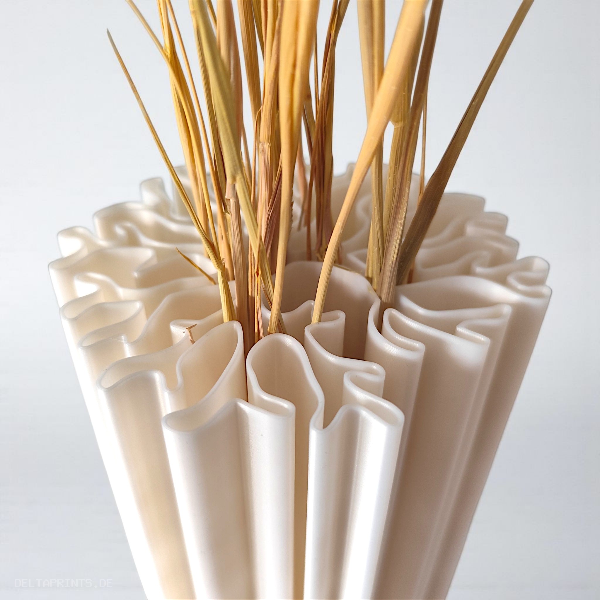 Organic coral shaped vase for dried flowers 3D print product image 4 by Deltaprints