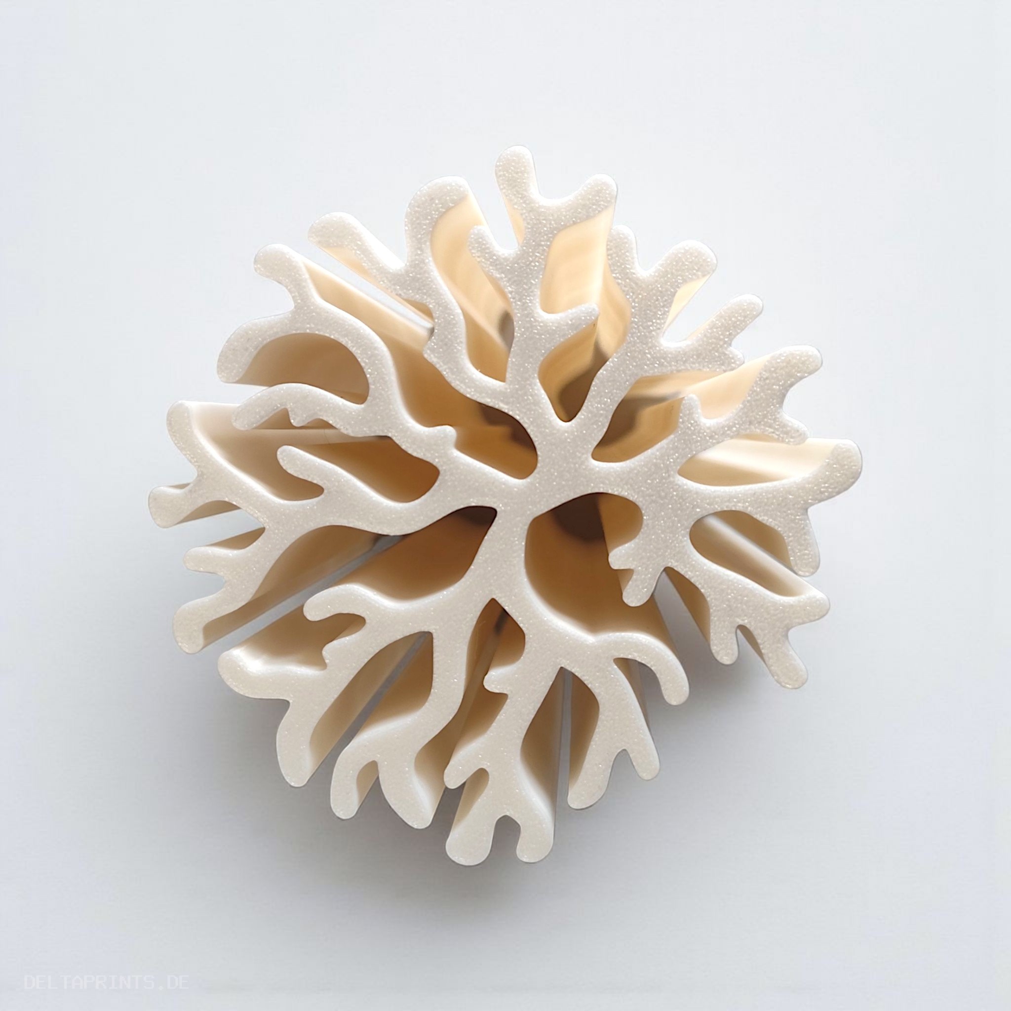 Organic coral shaped vase for dried flowers 3D print product image 2 by Deltaprints