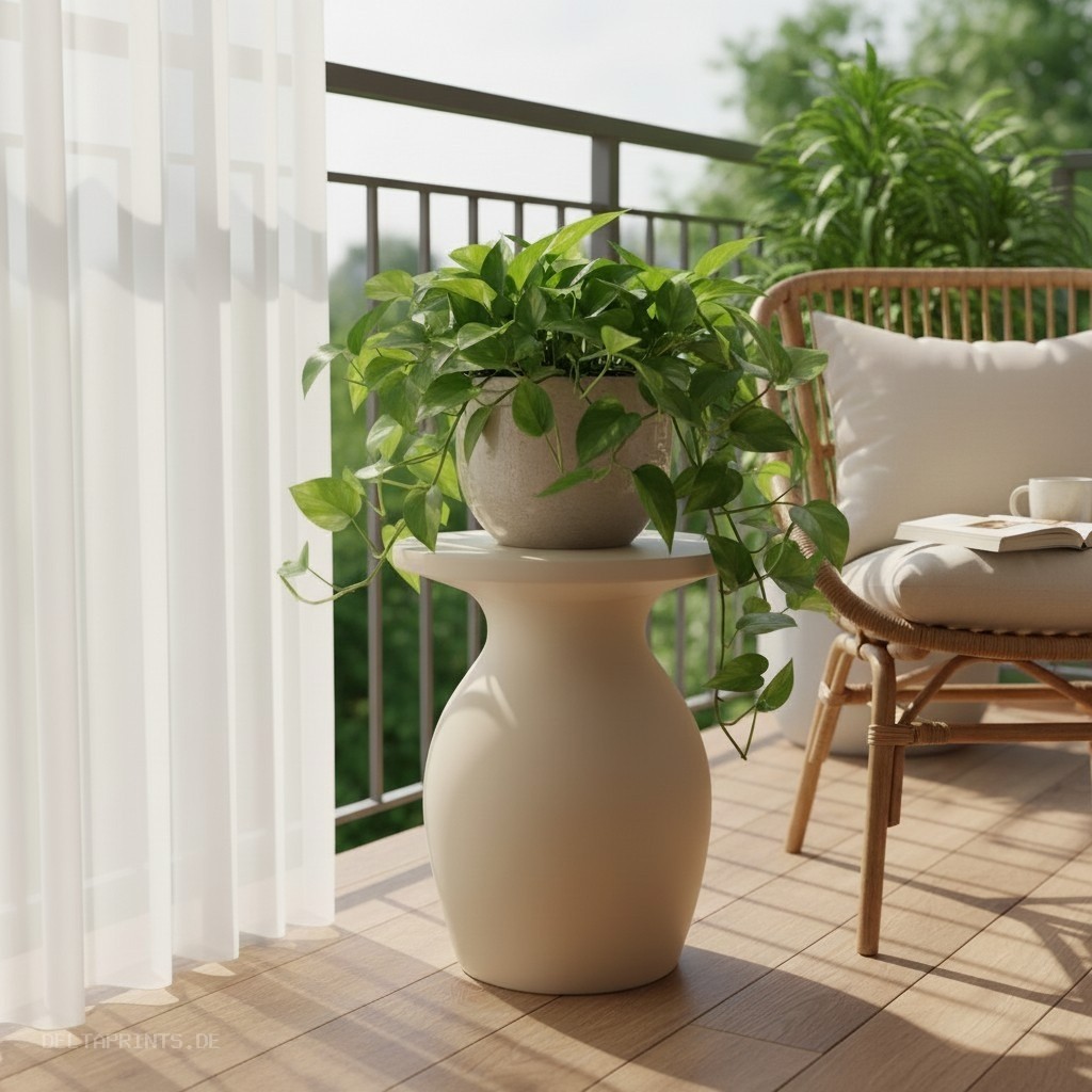 Modern side table with dual function 3D print product image 4 by Deltaprints