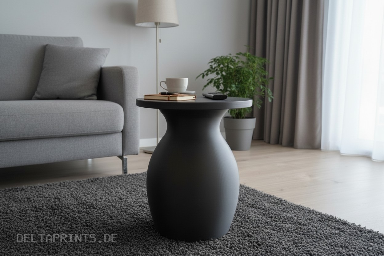 Modern side table with dual function 3D print product image 3 by Deltaprints