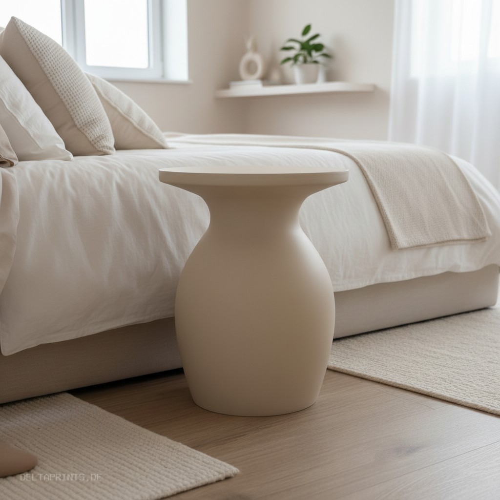 Modern side table with dual function 3D print product image 2 by Deltaprints