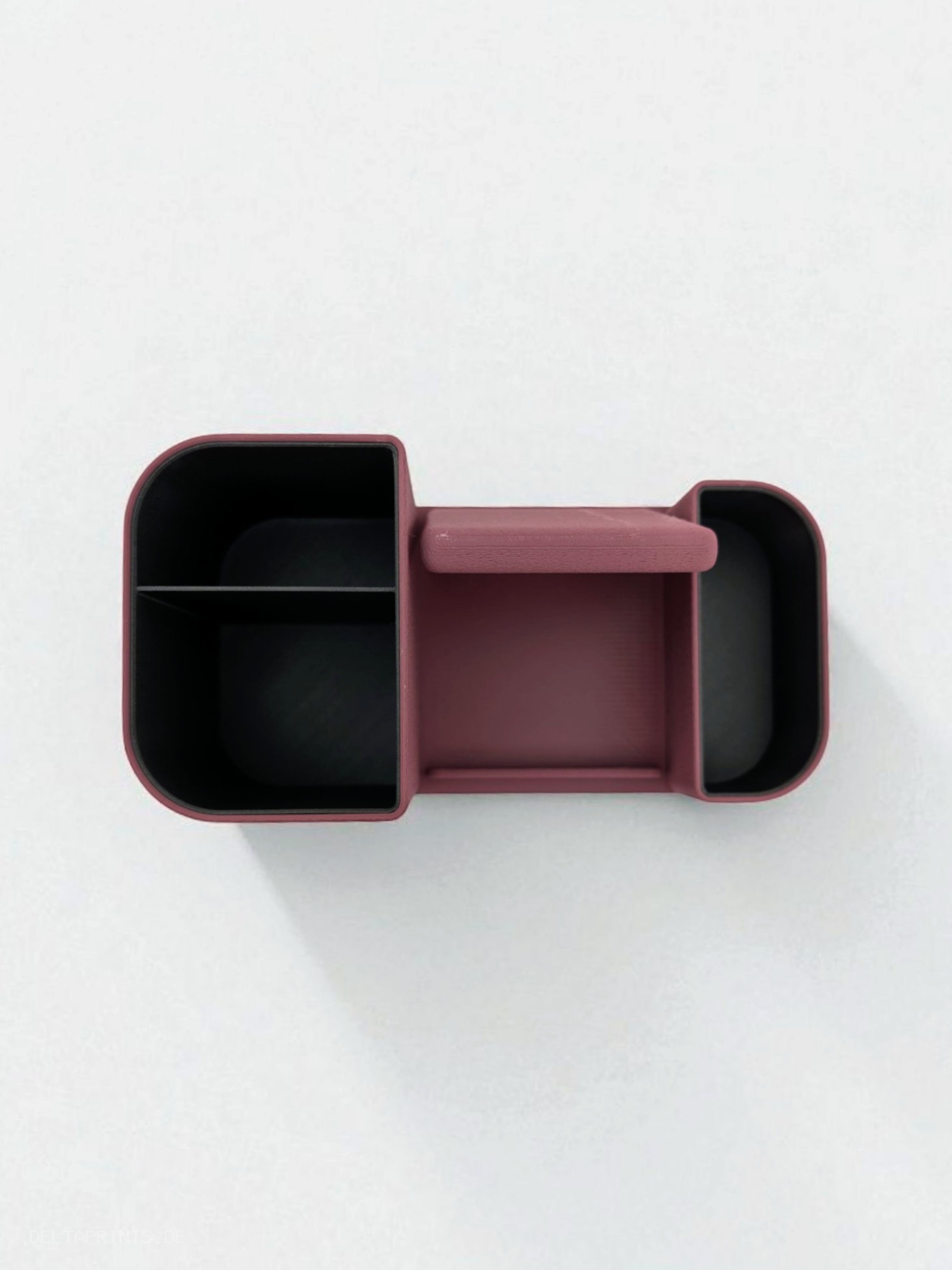 Office Organizer with integrated Smartphone Holder 3D print product image 3 by Deltaprints