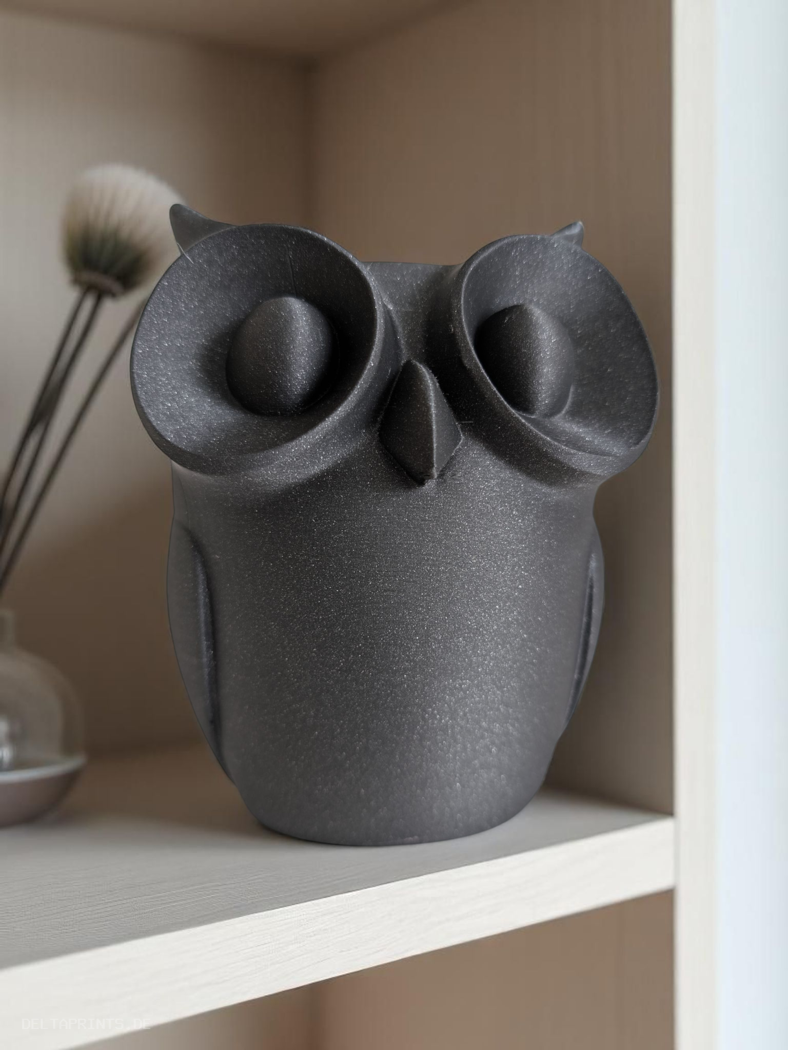 Sculpture #33 – Minimalist Owl Sculpture 3D print product image 4 by Deltaprints