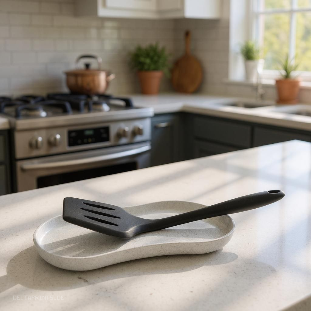 Kitchen Utensil Tray, Spoon & Spatula Rest commercial STL file Kitchen Accessories by Deltaprints