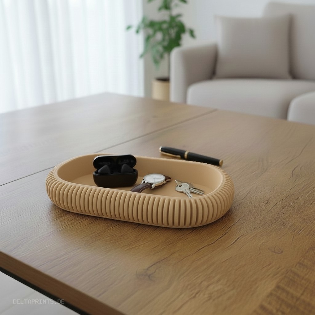Modern Japandi Tray 3D print product image 3 by Deltaprints