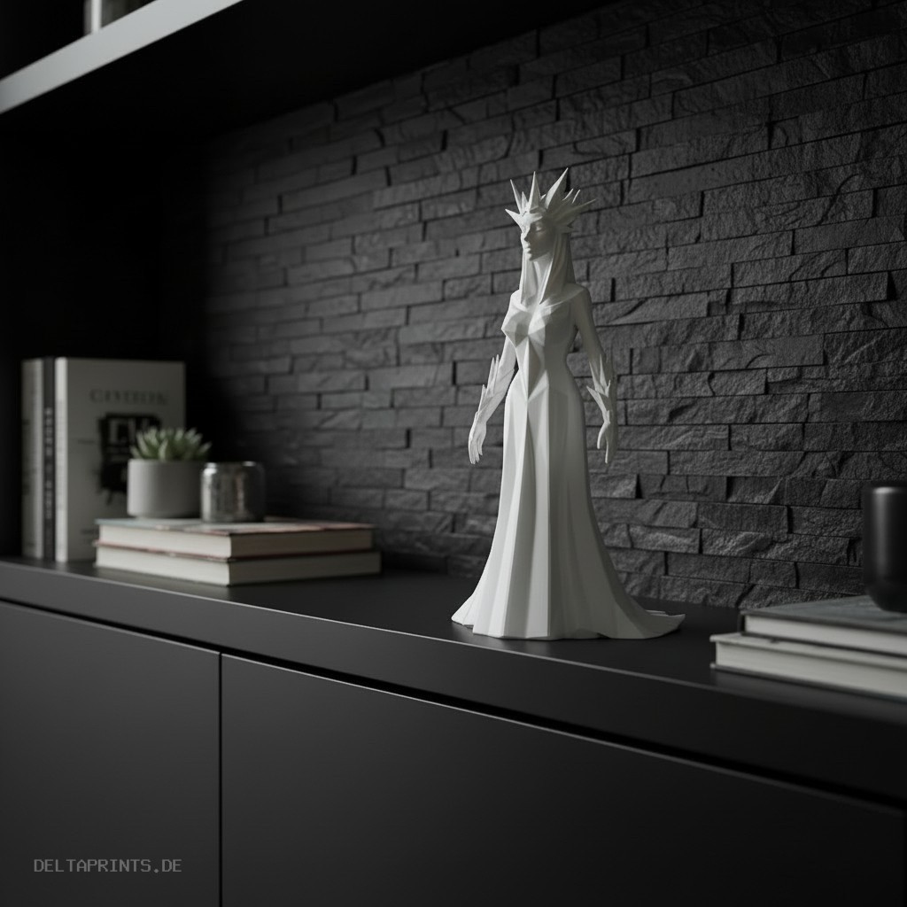 Sculpture #52 – The Ice Queen Full Body Version 3D print product image 2 by Deltaprints