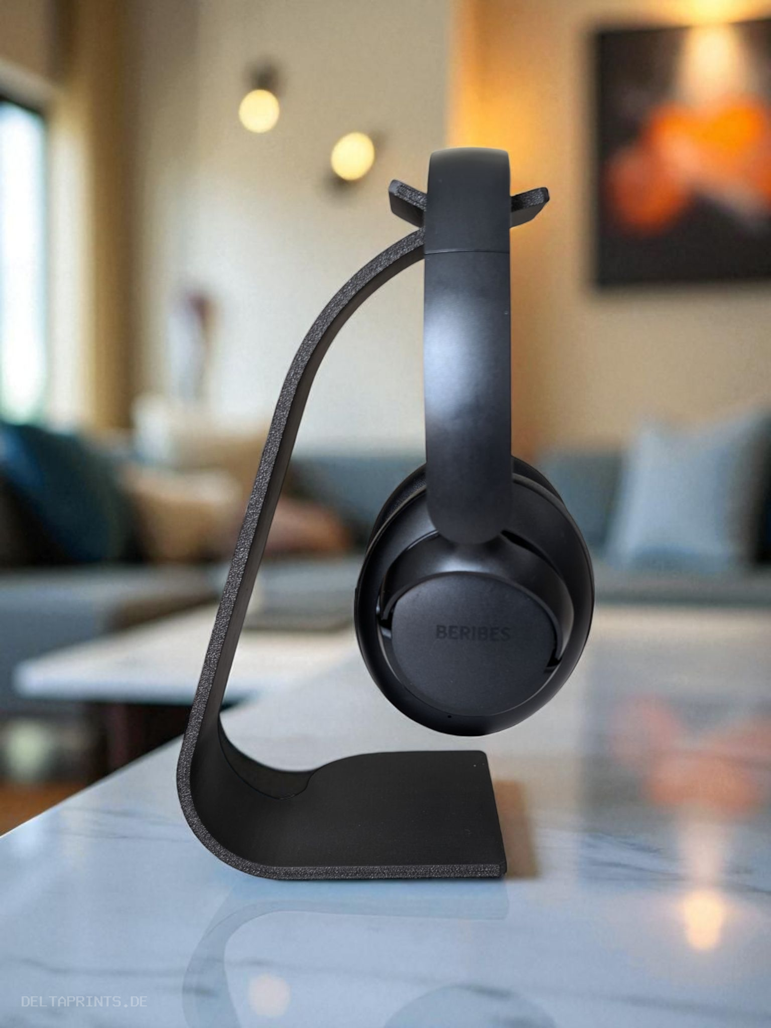 Design Quickprint Headphone Stand – Swing 3D print product image 2 by Deltaprints