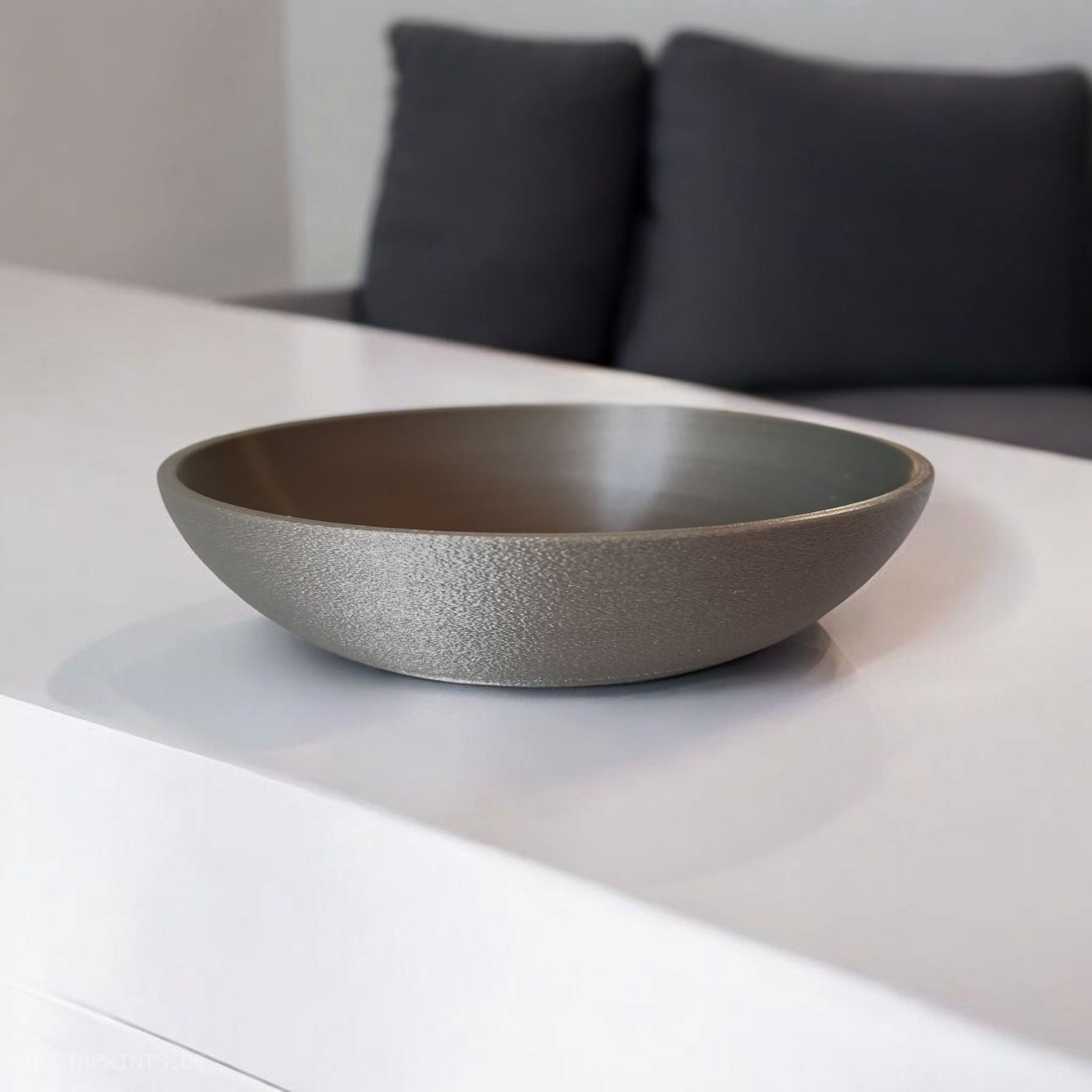 Modern Flat & Fuzzy Key and Cointray 3D print product image 2 by Deltaprints