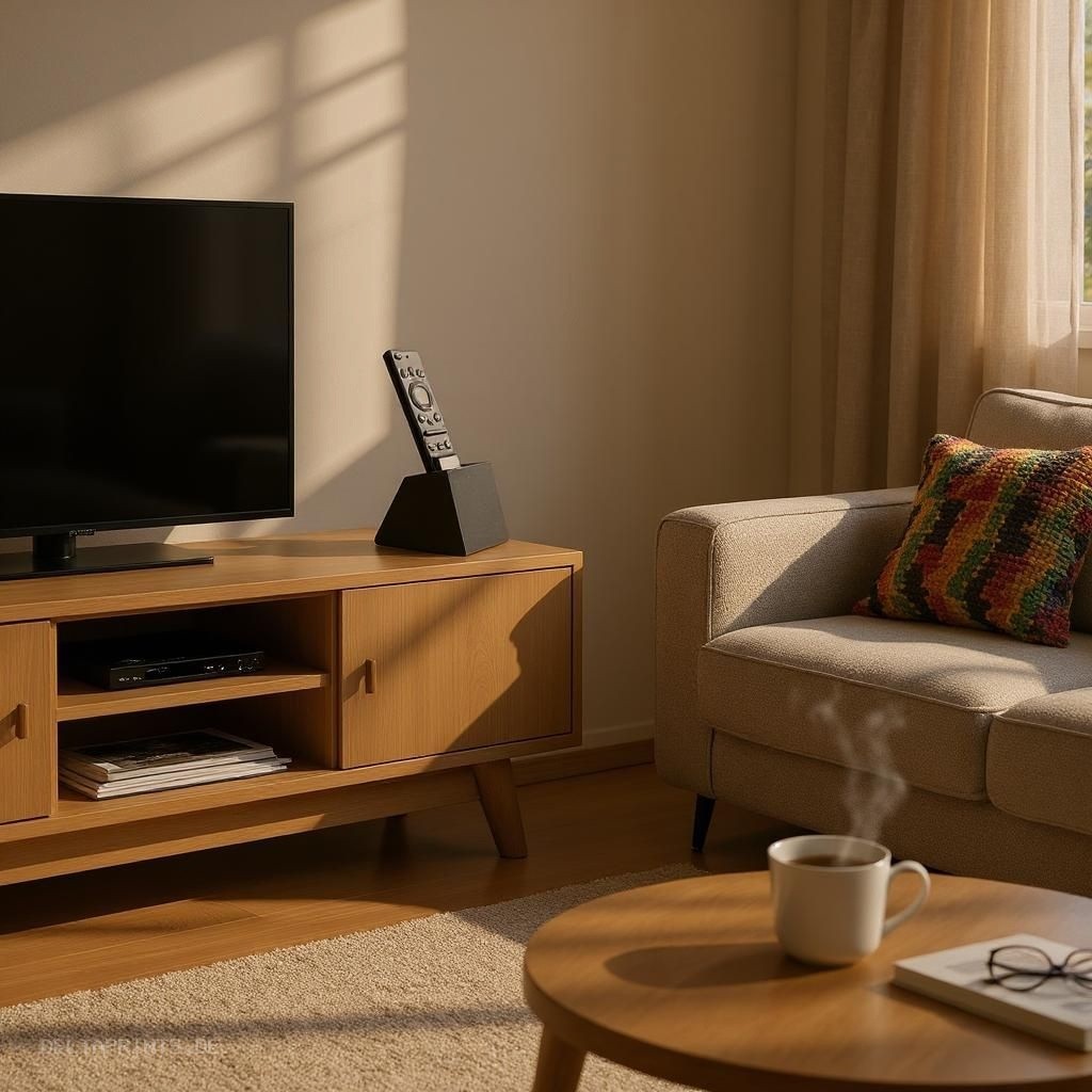 Single Remote Control Holder, Stand 3D print product image 2 by Deltaprints
