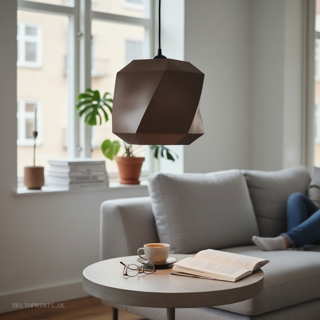 Polygon lampshade for pendant lights 3D print product image 3 by Deltaprints