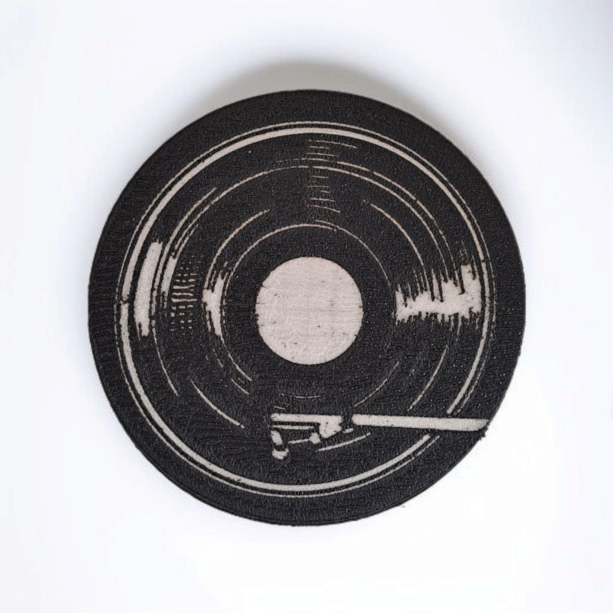 Old Record Coaster „Vintage Vinyl“ 3D print product image 3 by Deltaprints